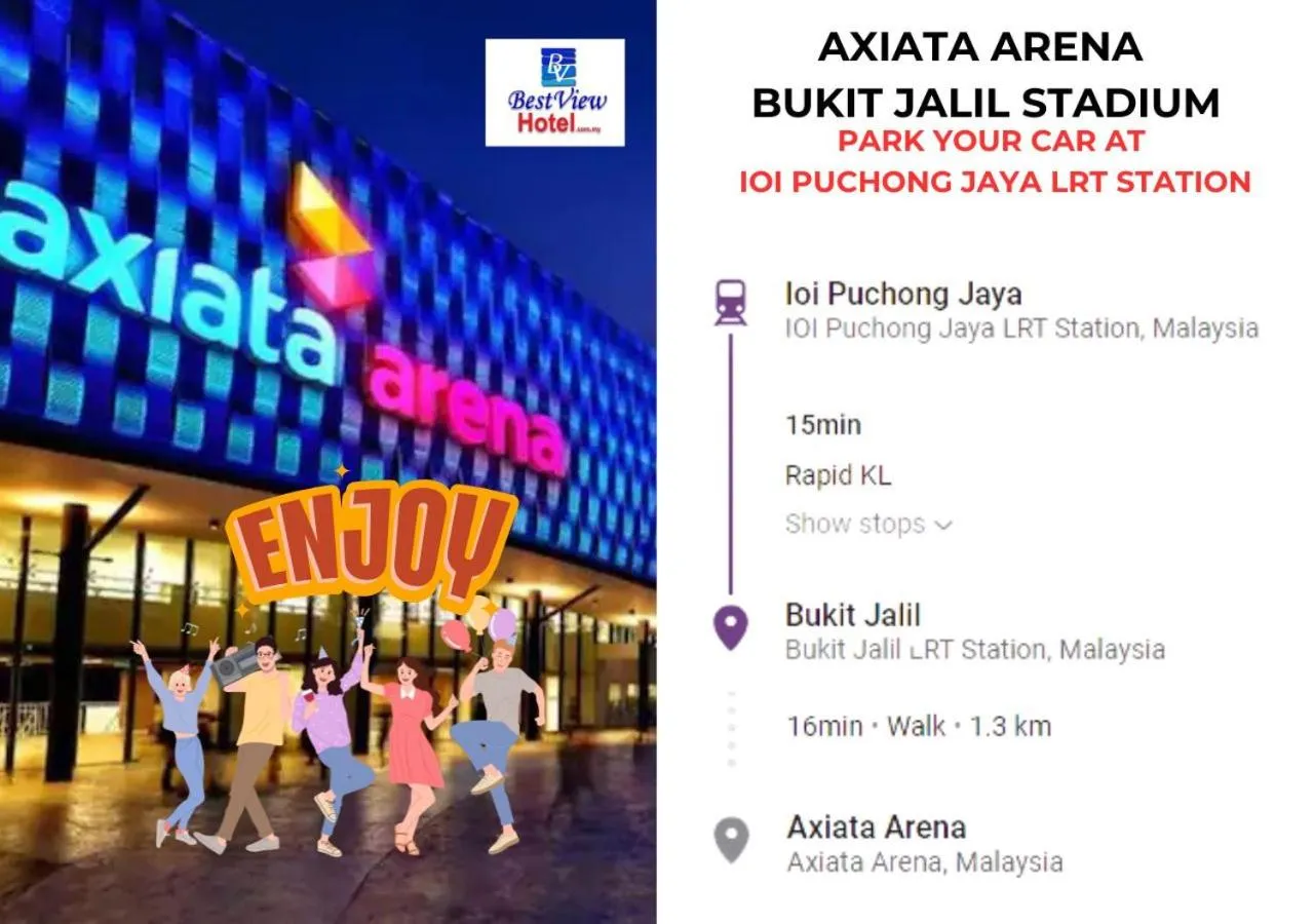 Property building in Best View Hotel Puchong