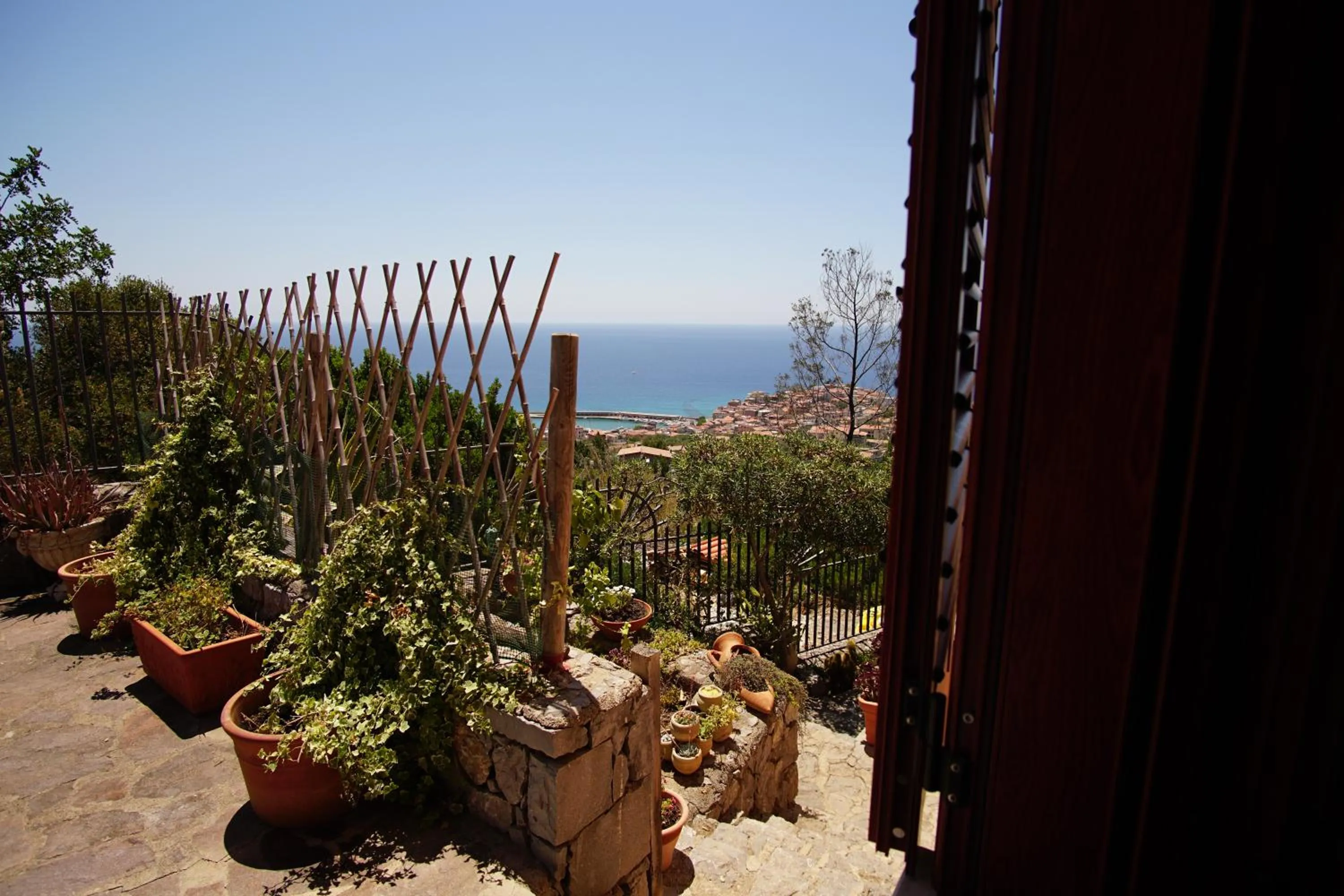 Garden view in B&B Buenavista