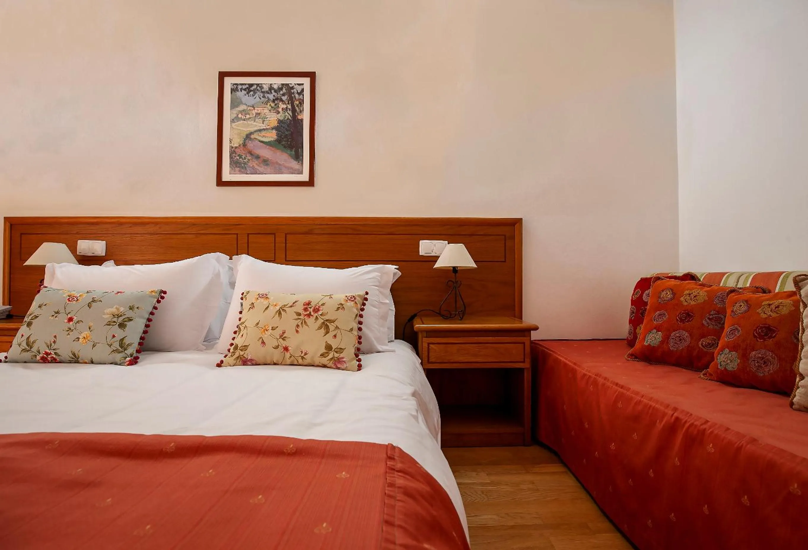 Decorative detail, Bed in Hotel Pantanha Nature & Fitness