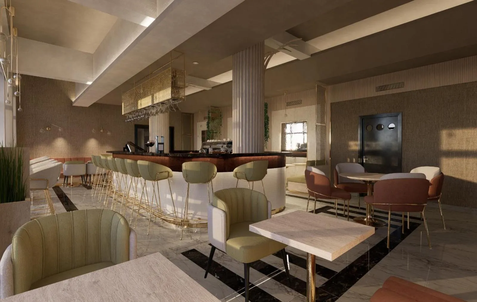 Lounge or bar in Hotel Pietroasa