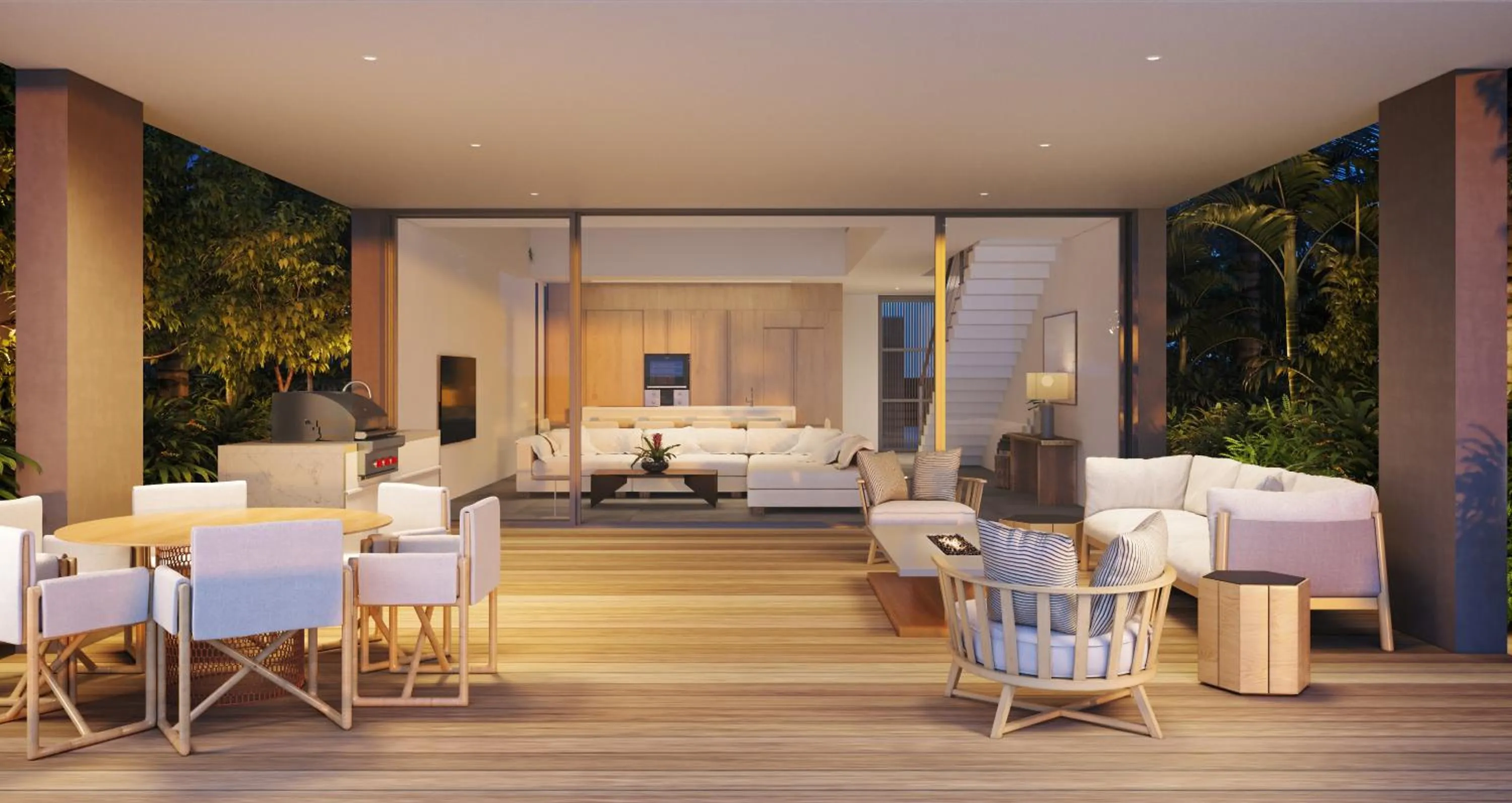 Living room in Beach Enclave