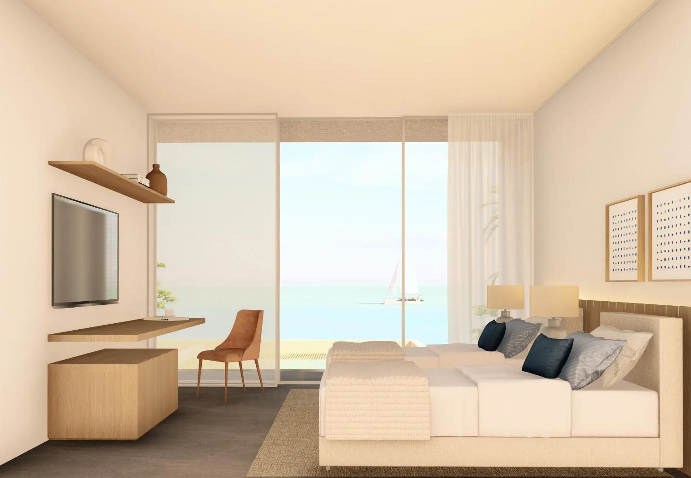 Photo of the whole room, Bed in Beach Enclave