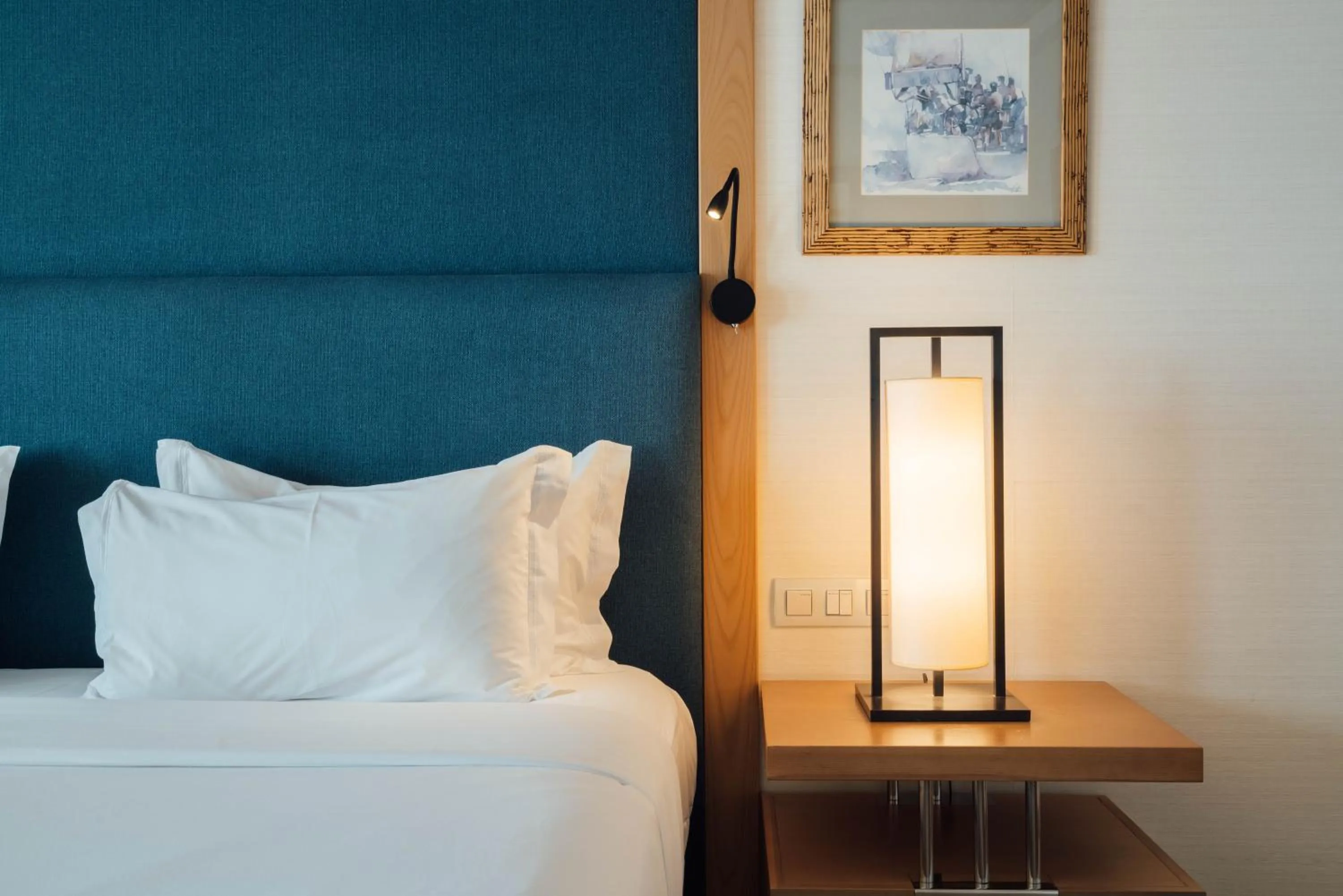 Bed in Sesimbra Oceanfront Hotel - Preferred Hotels and Resorts