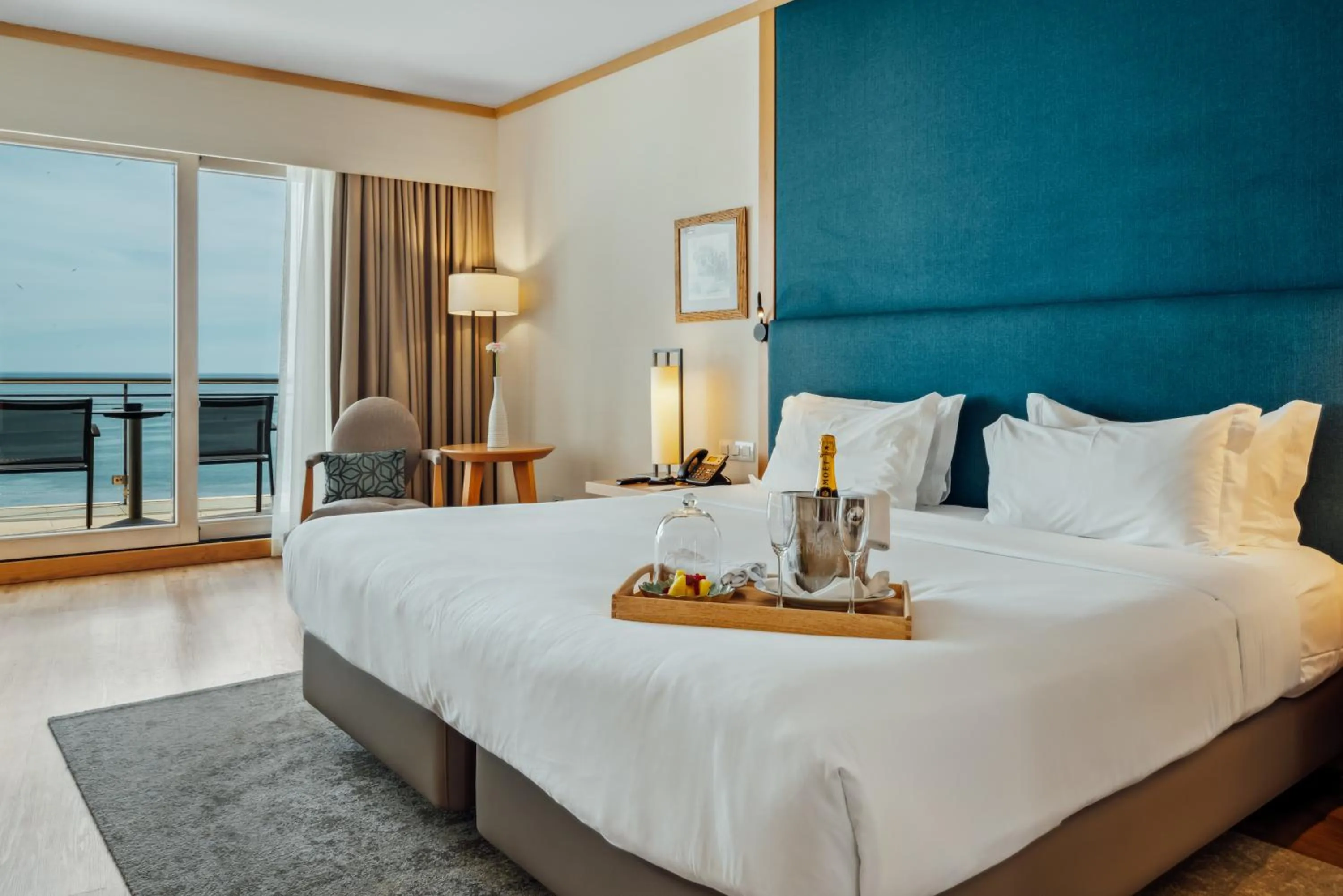 Bed in Sesimbra Oceanfront Hotel - Preferred Hotels and Resorts