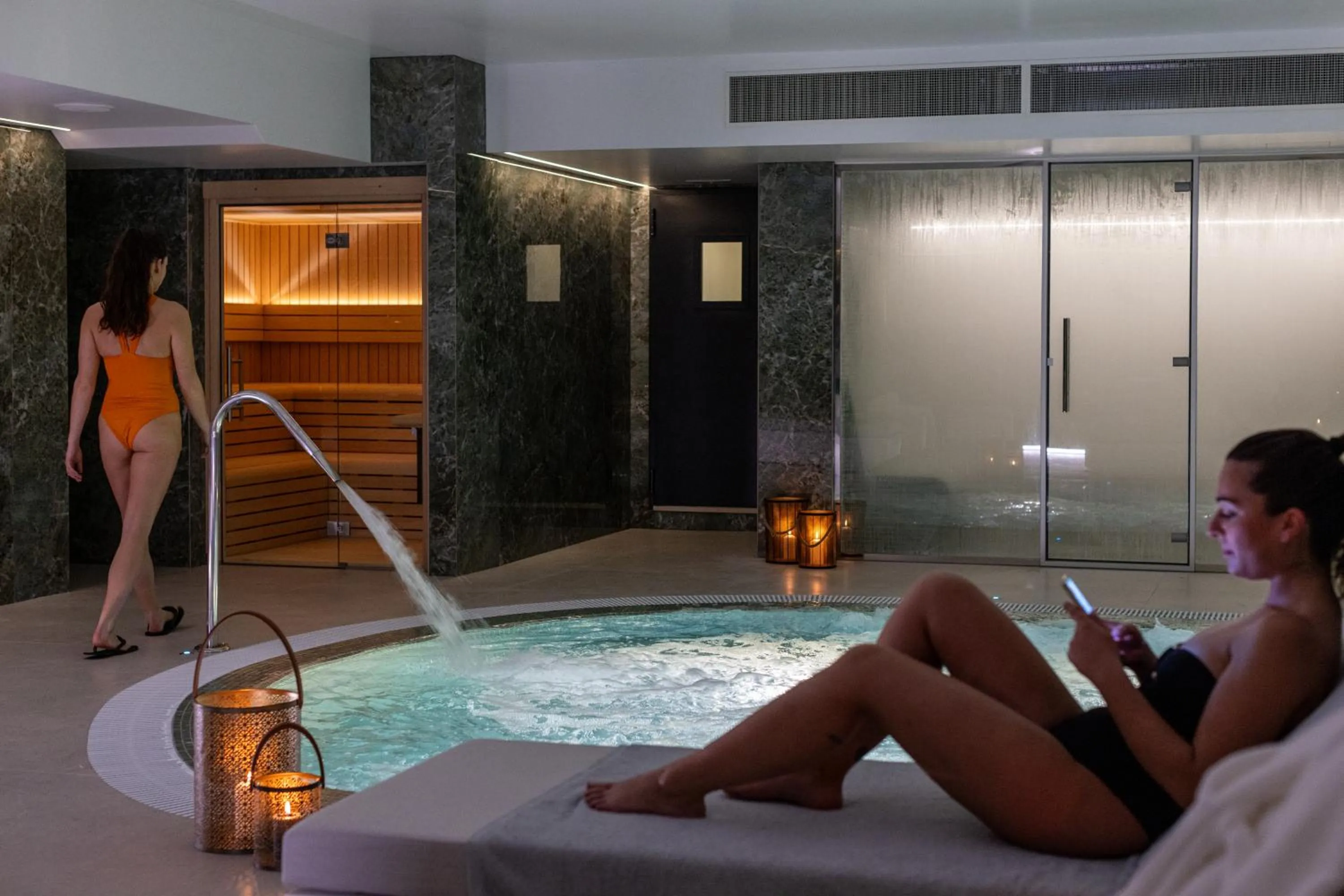 Sauna in Hotel Afonso V & SPA