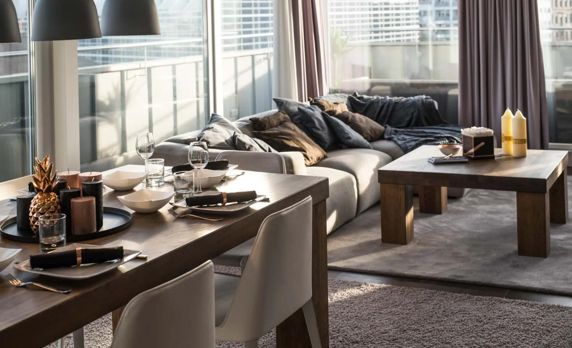 Living room in BoardingHouse Mannheim