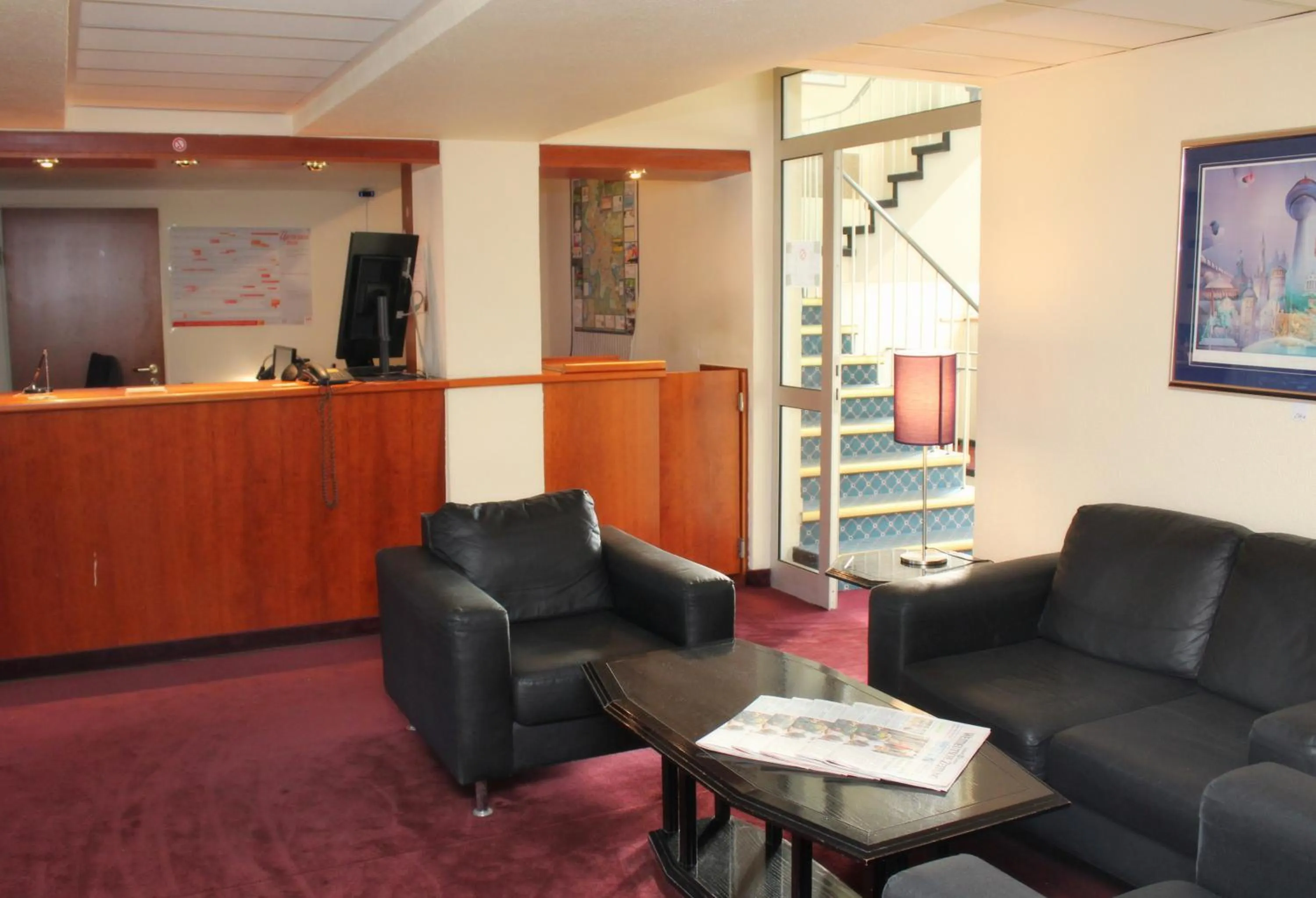 Lobby or reception in Elbroich Hotel Düsseldorf