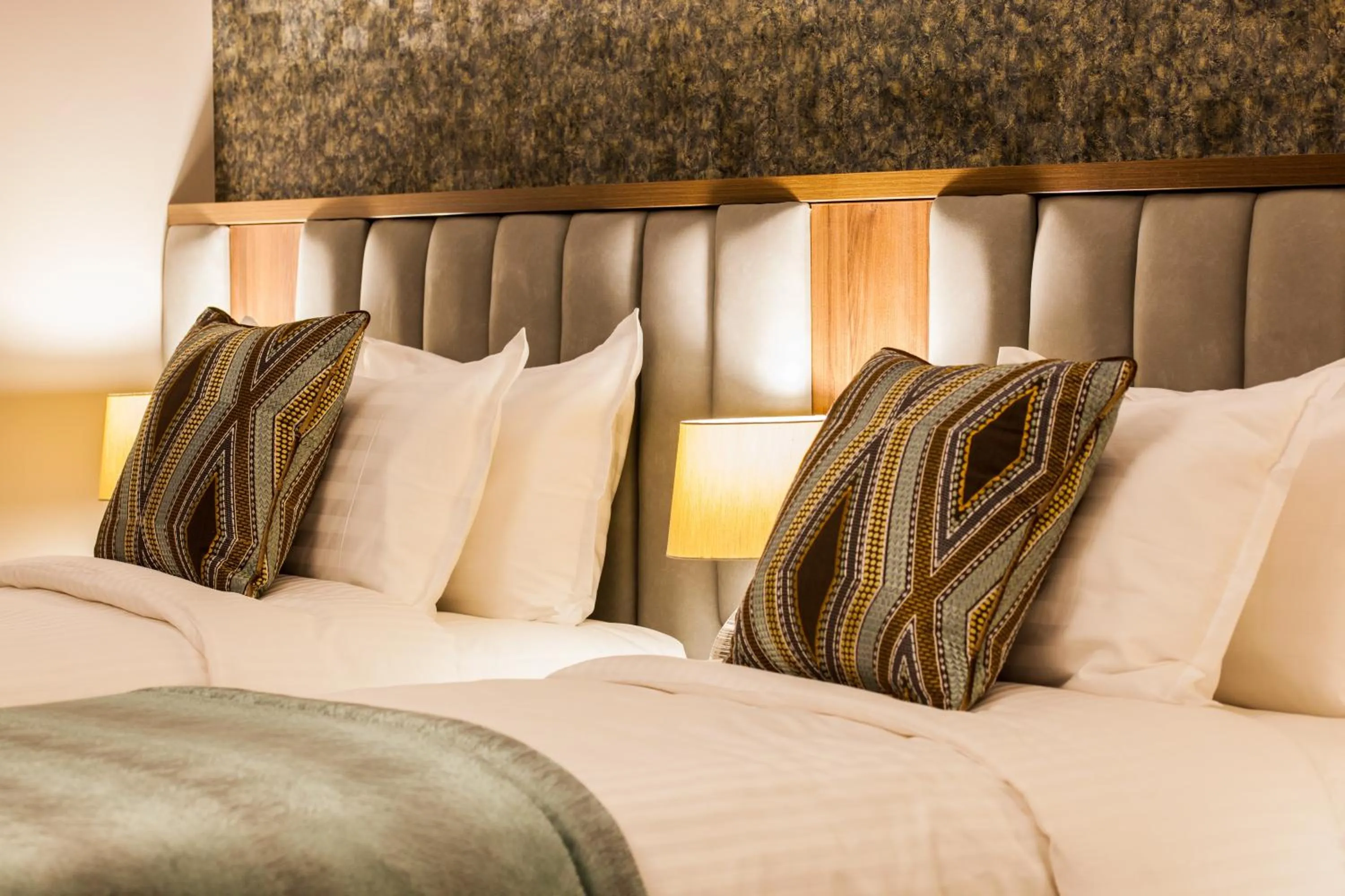 Bed in Amber Springs Hotel