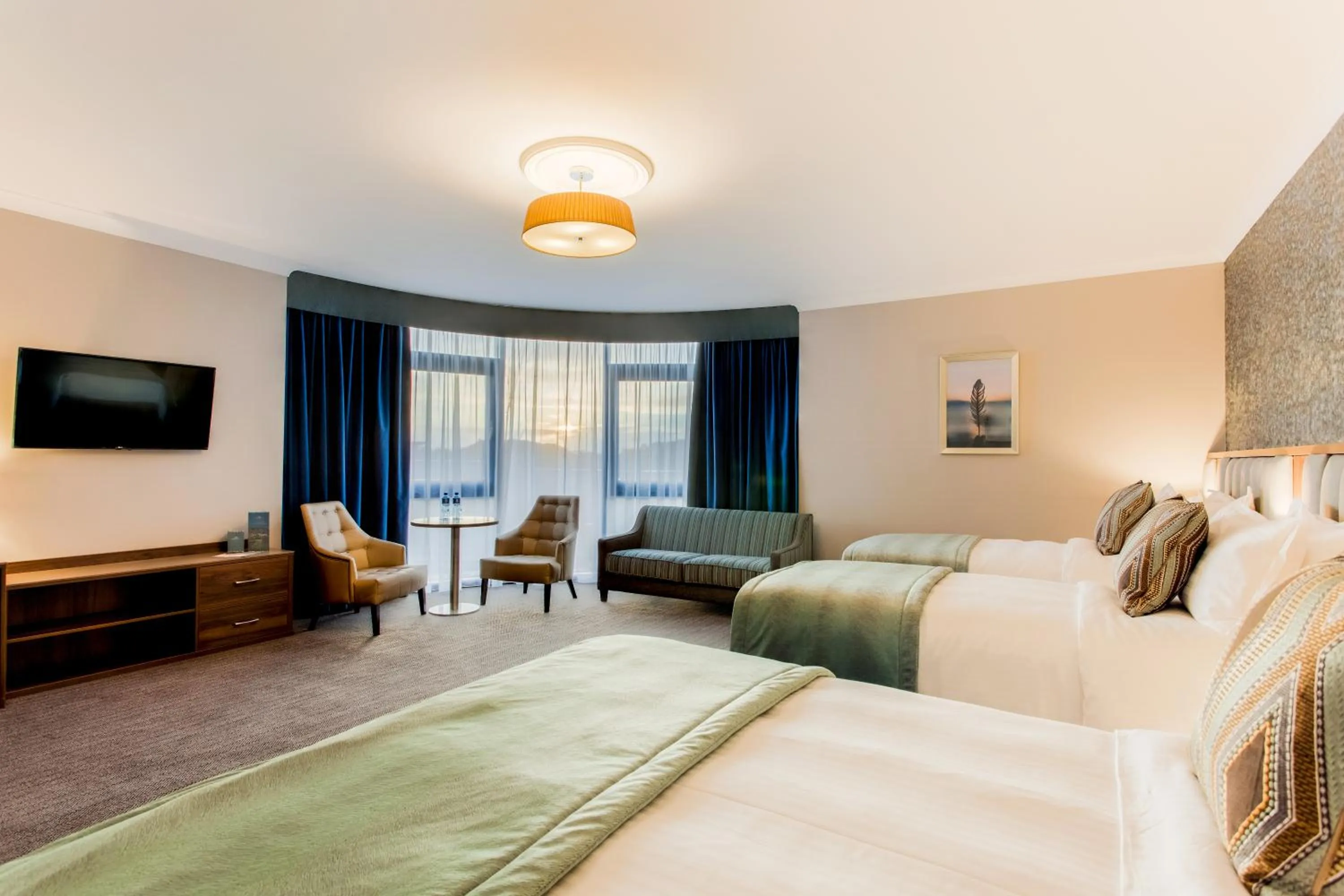 Bed in Amber Springs Hotel