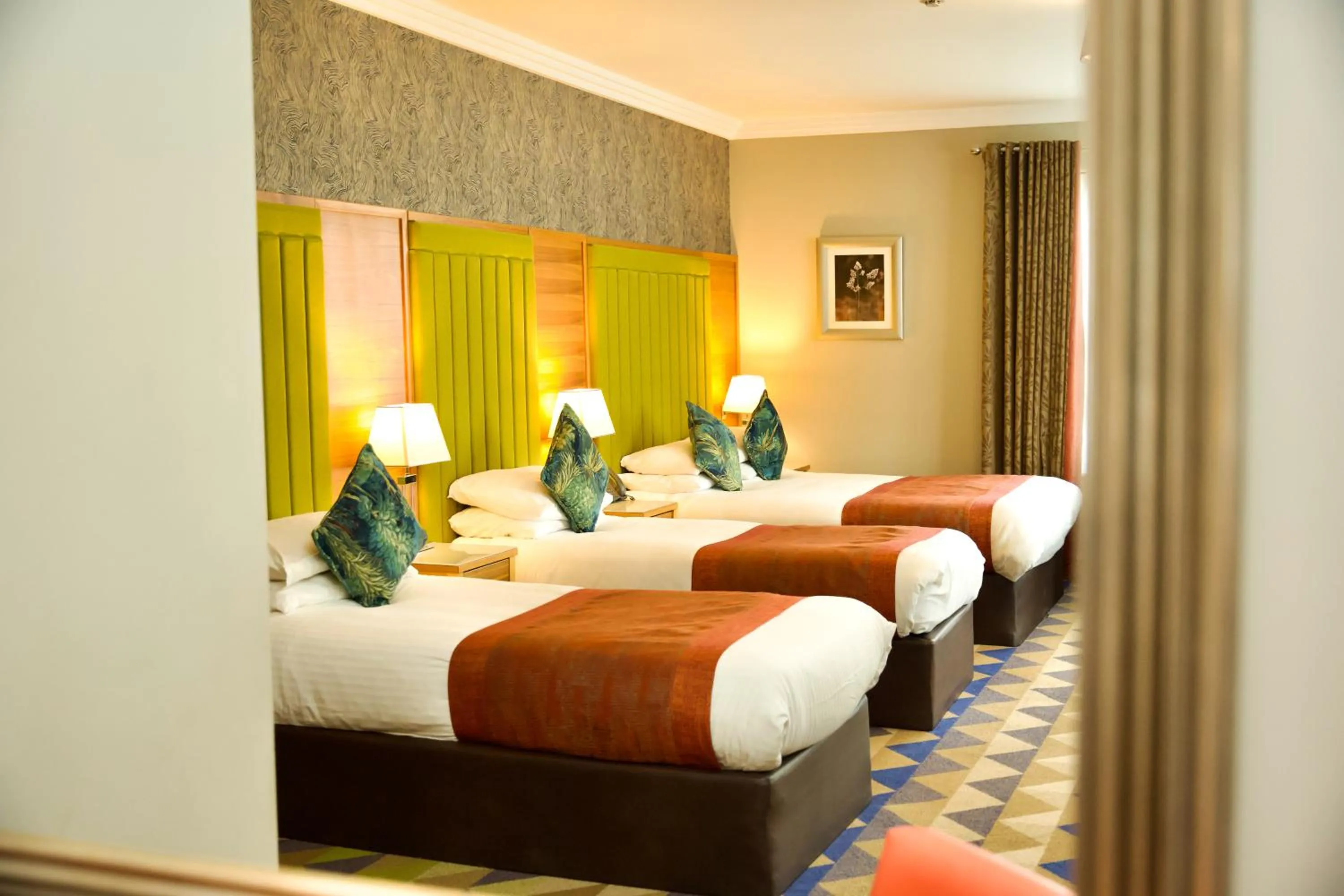 Bed in Amber Springs Hotel