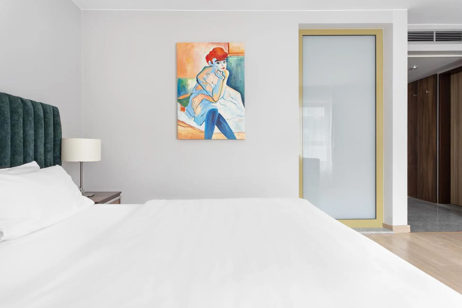 Bedroom, Bed in Hotel Moderno Poznań