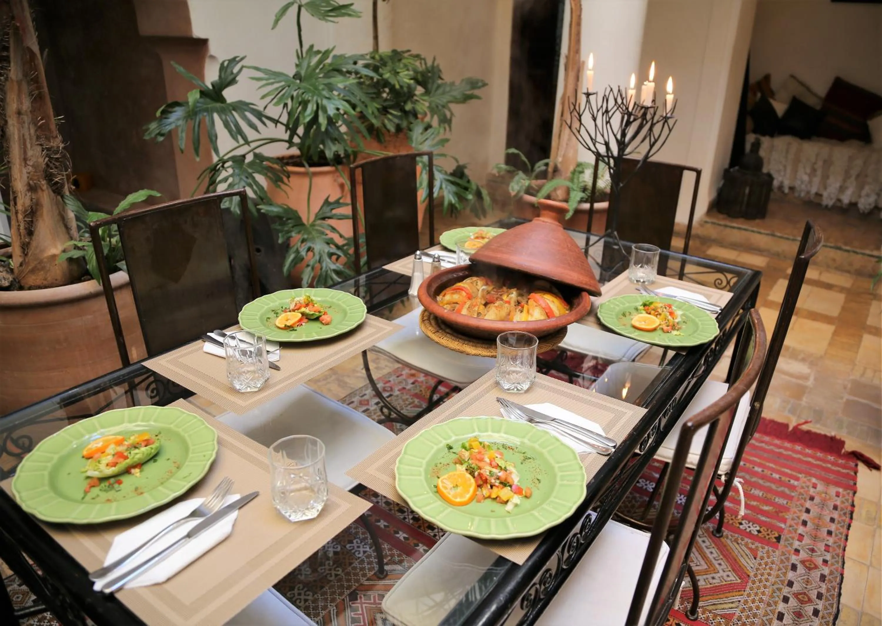 Lunch in Riad Villa El Arsa