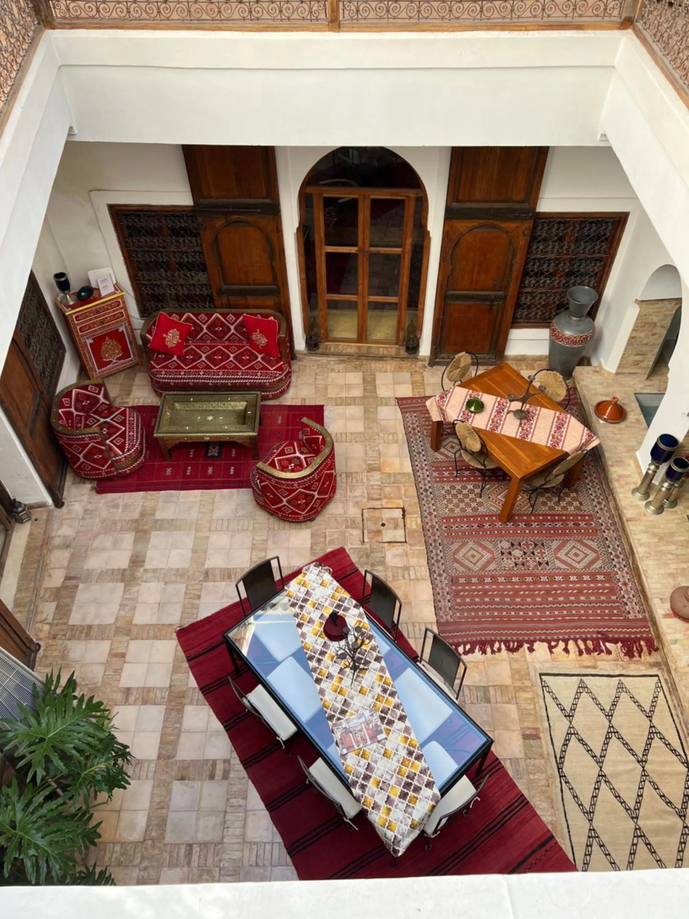 Patio in Riad Villa El Arsa