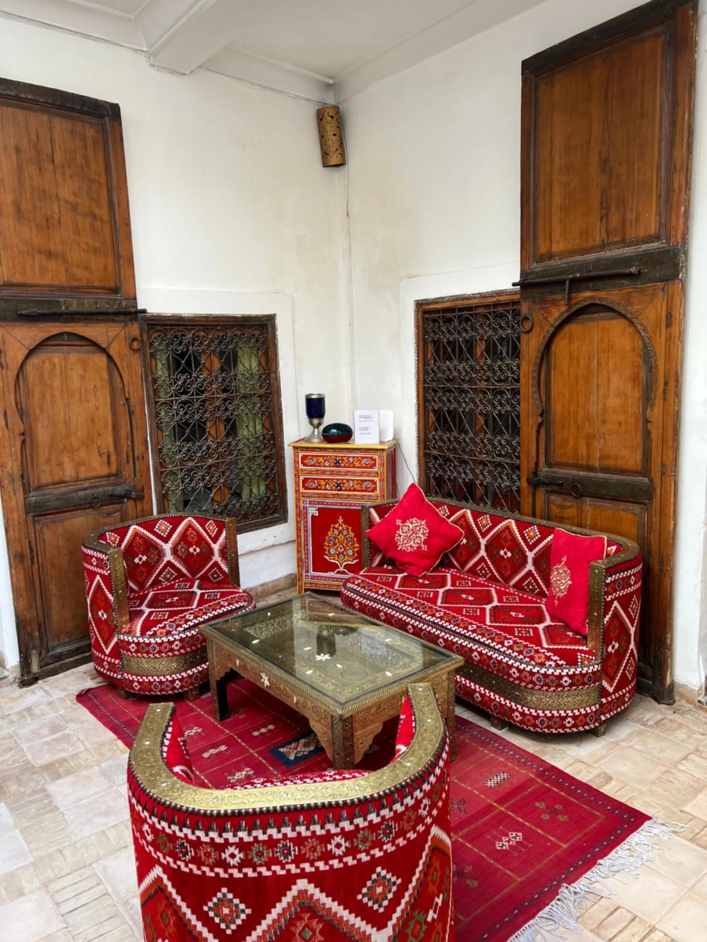 Living room in Riad Villa El Arsa