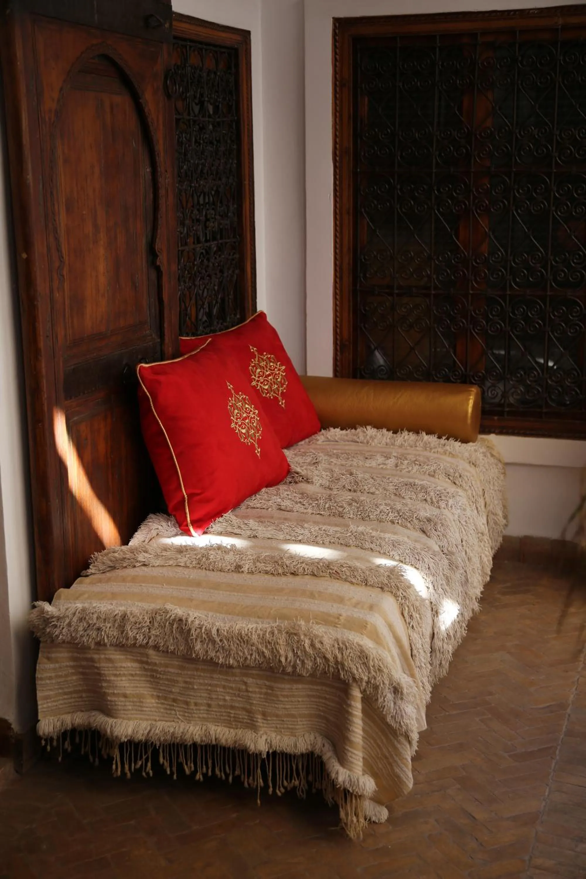 Decorative detail, Bed in Riad Villa El Arsa
