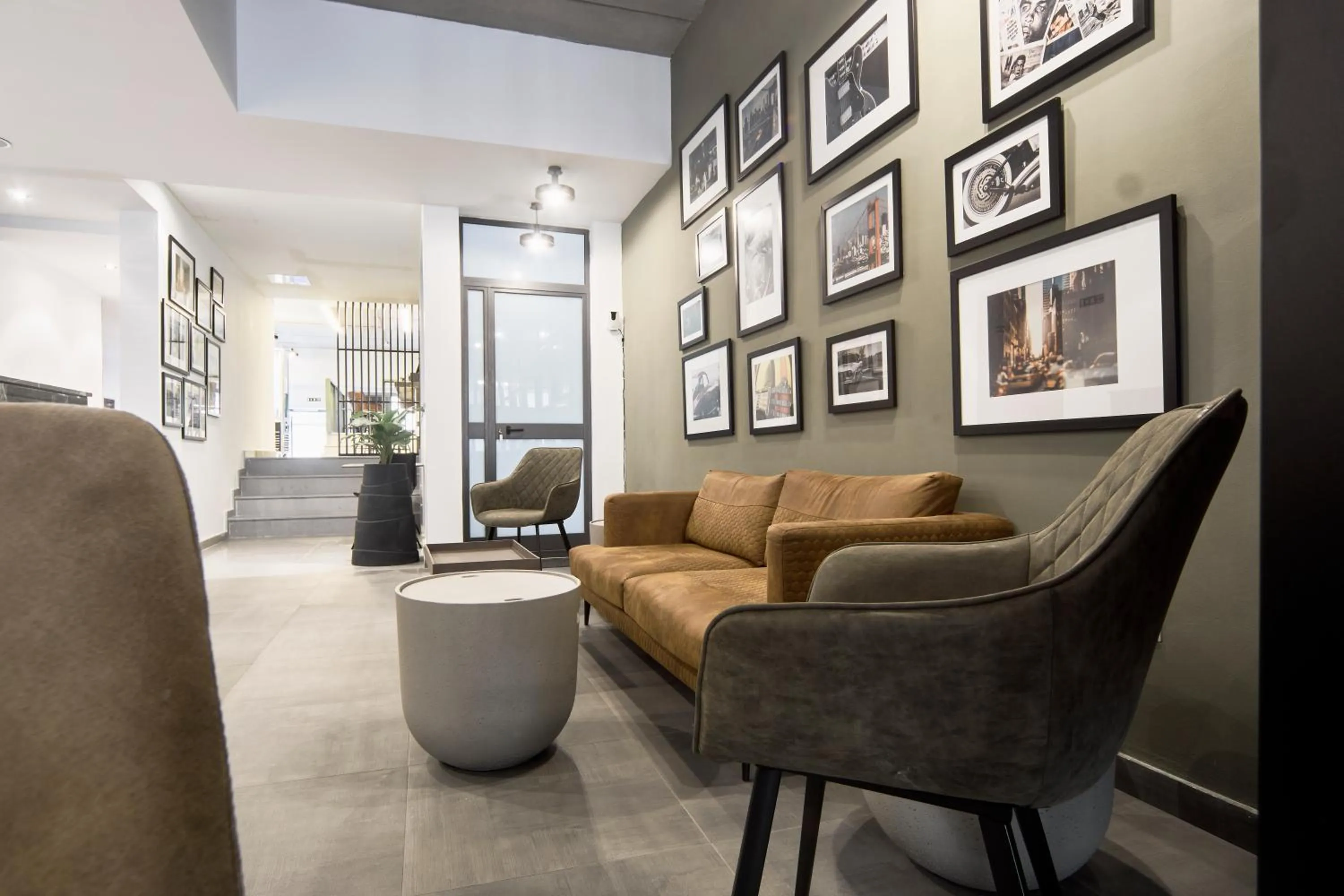 Seating area in Mr Todd Hotel