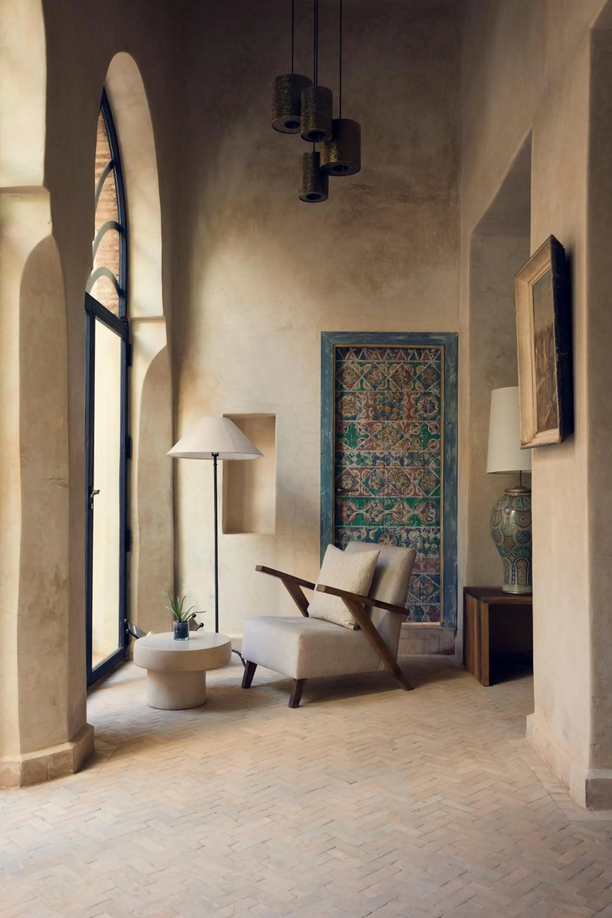 Seating area in Nobu Hotel Marrakech