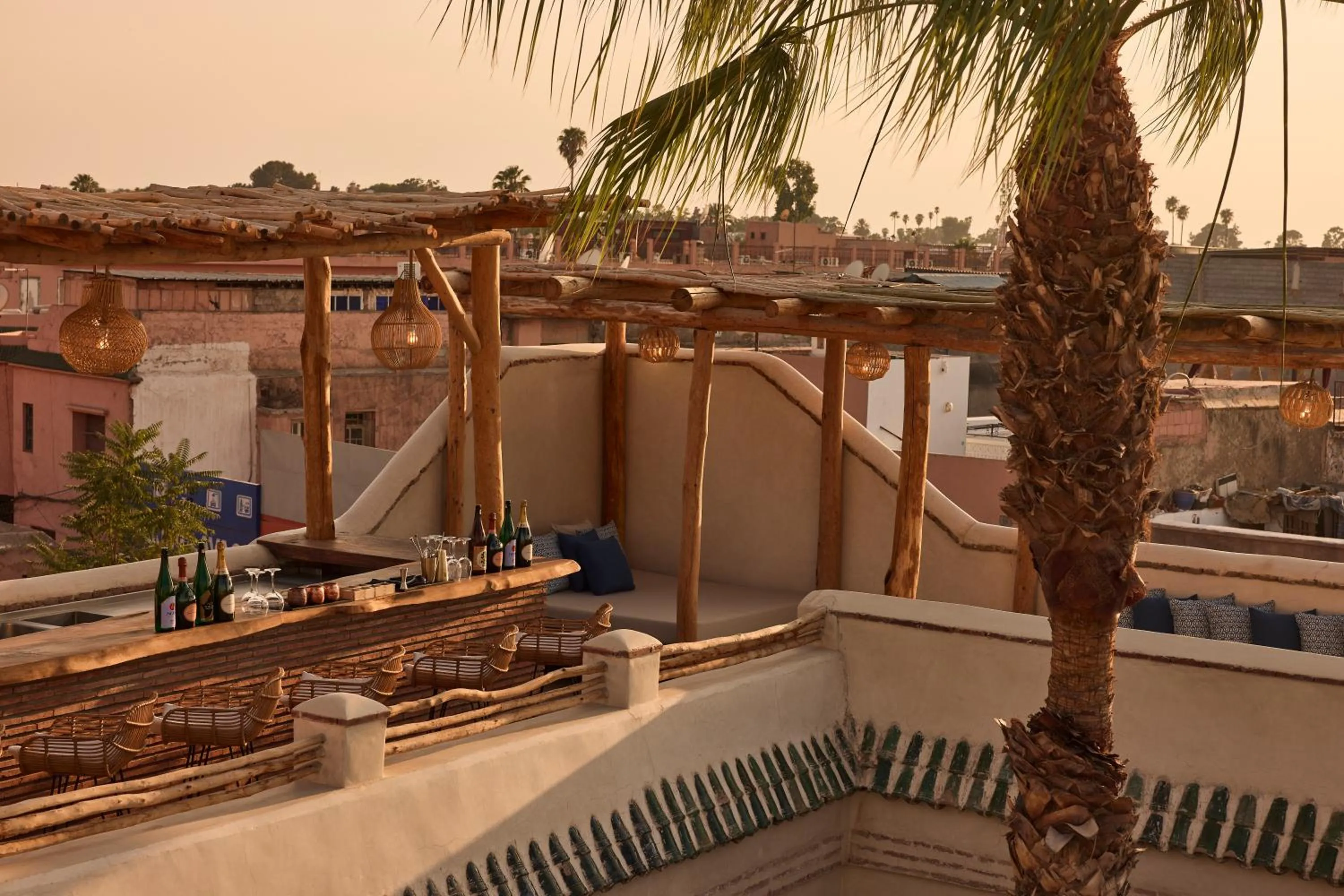 Lounge or bar in Nobu Hotel Marrakech