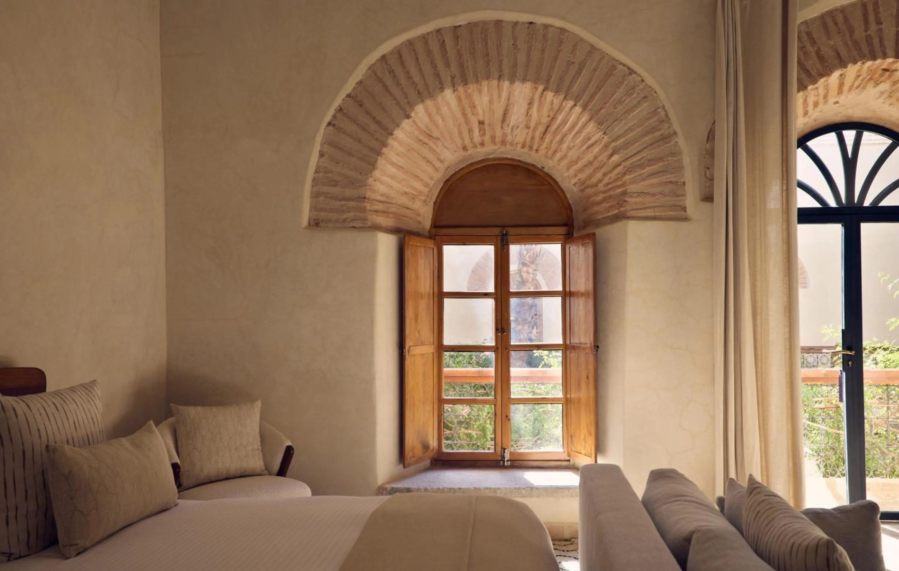 Bedroom, Bed in Nobu Hotel Marrakech