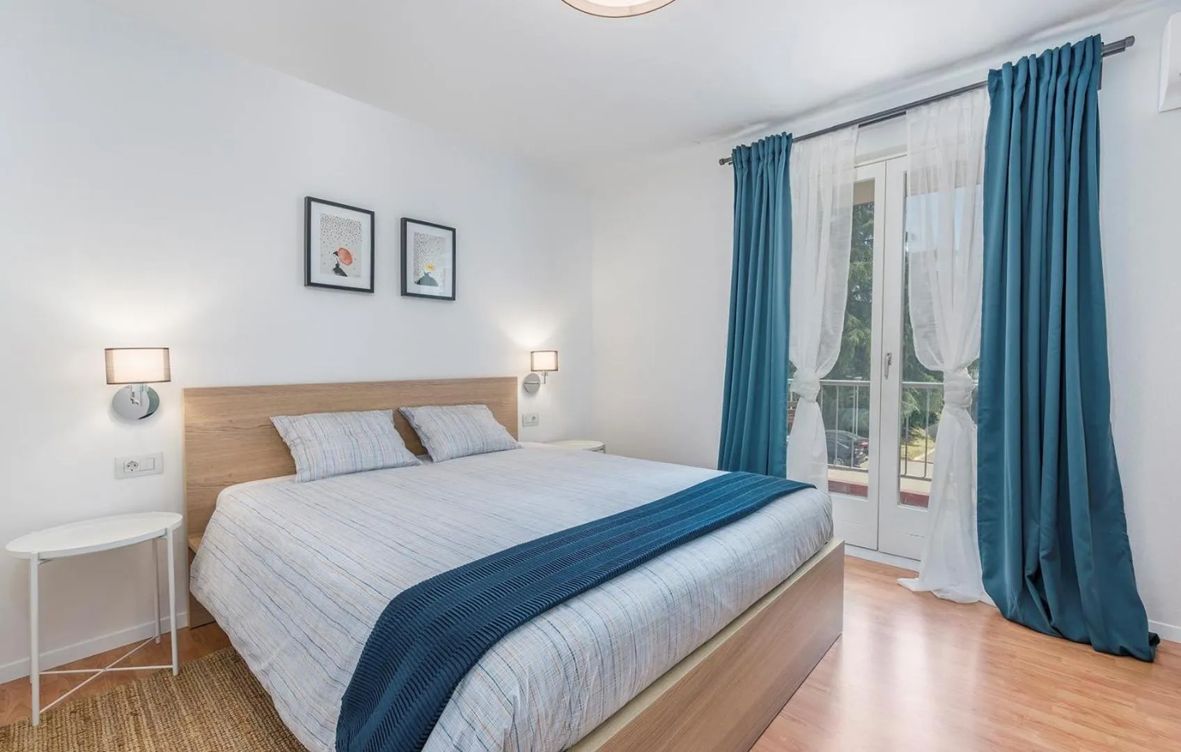 Bed in Apartment Biba