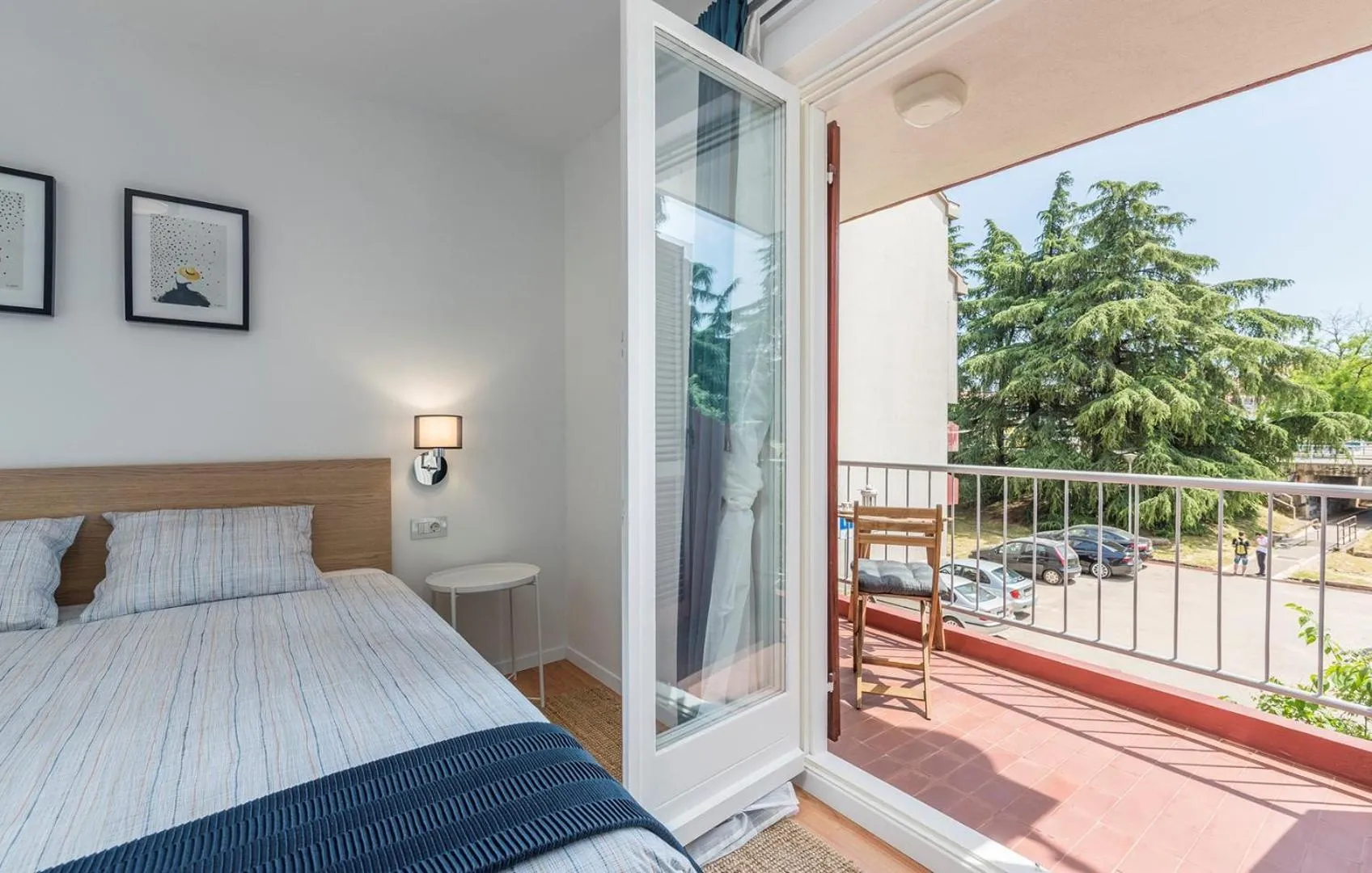 Bed in Apartment Biba