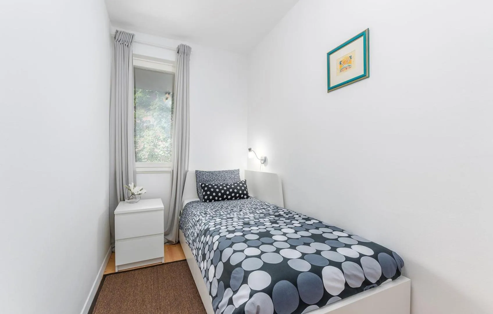 Bed in Apartment Biba