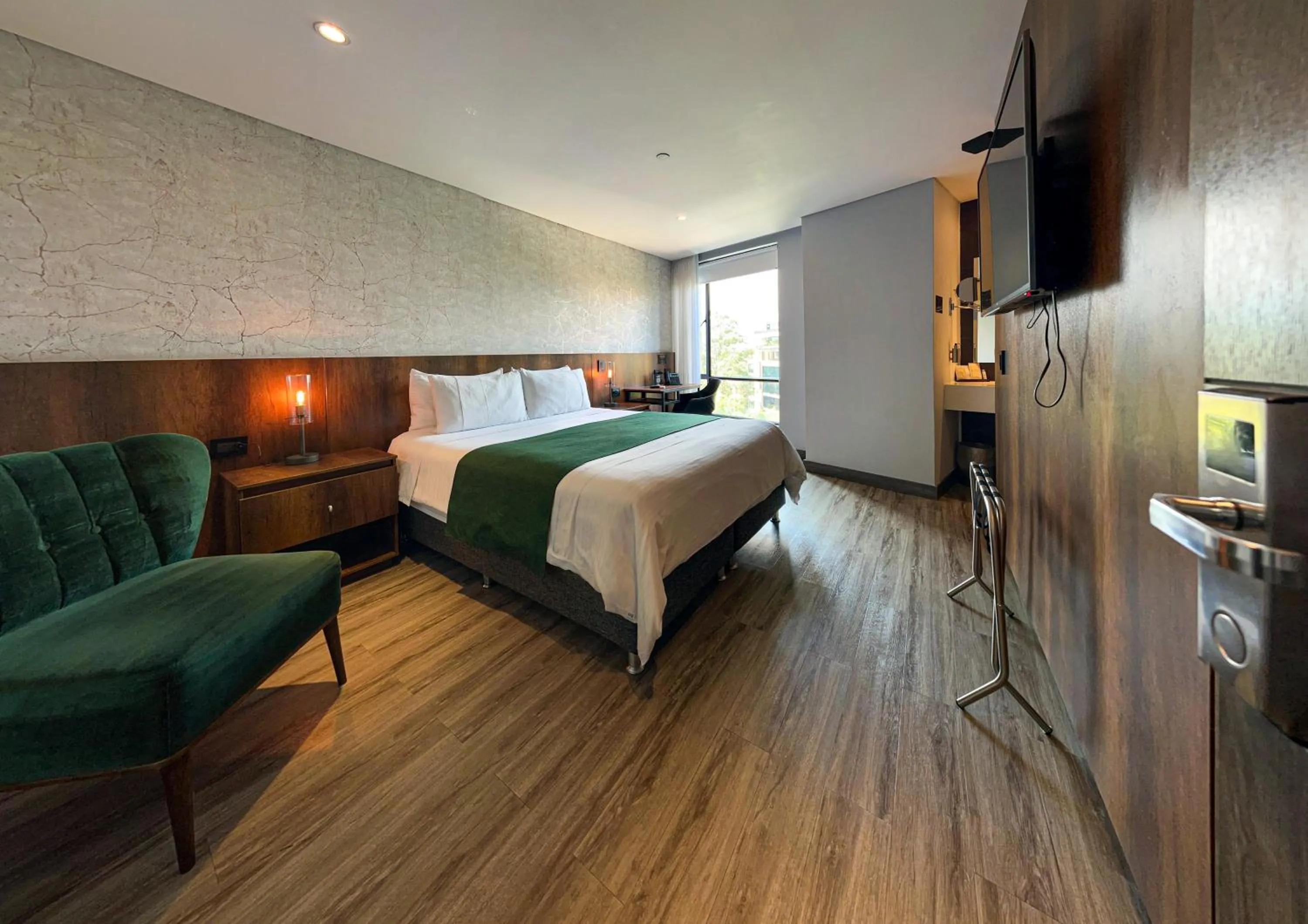 Bed in Cafe Hotel Medellín