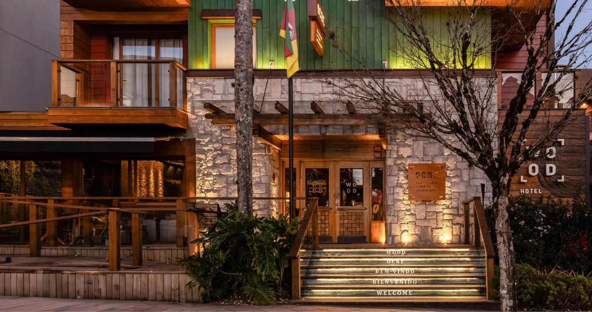 Property building in Wood Hotel Gramado