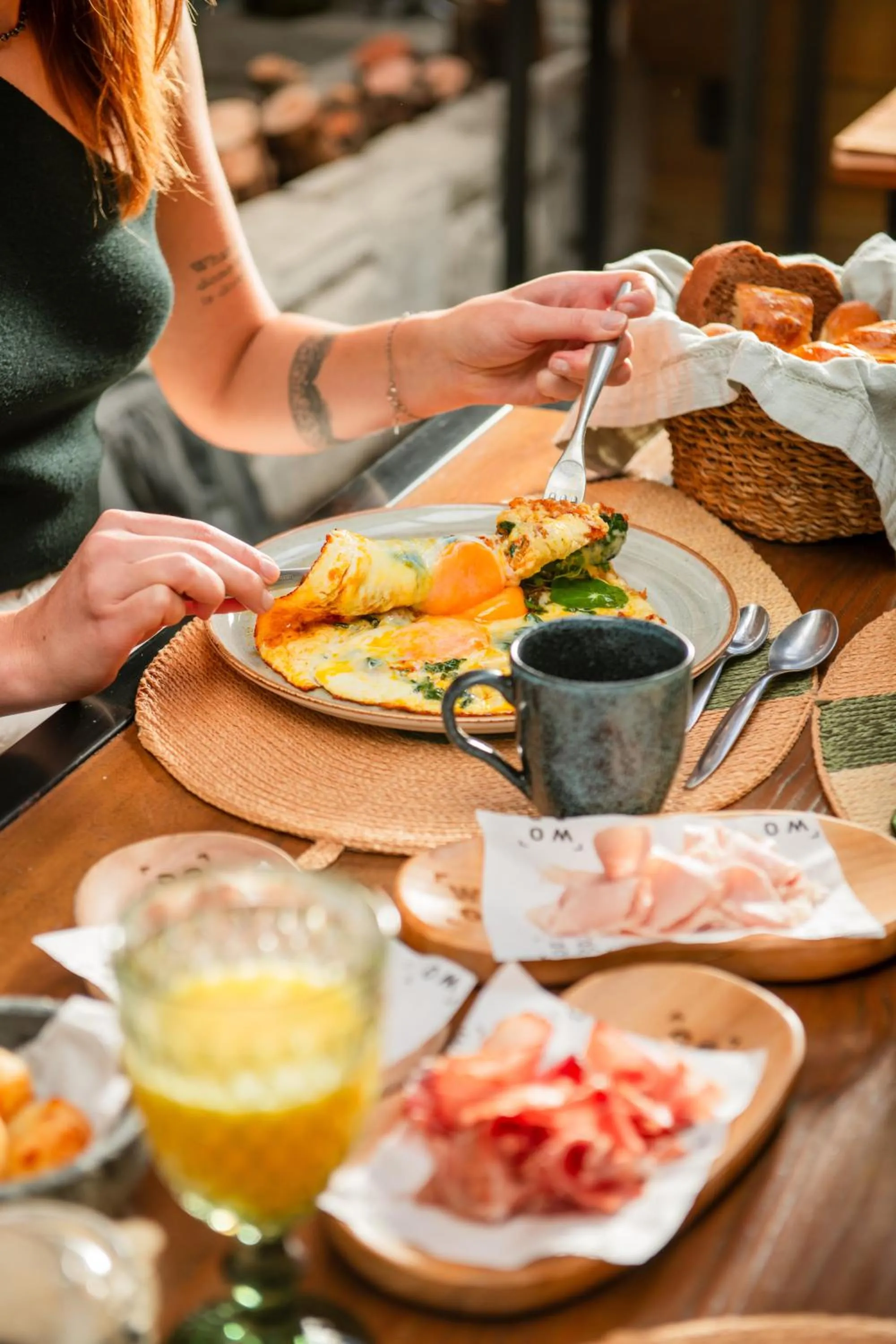Breakfast in Wood Hotel Gramado
