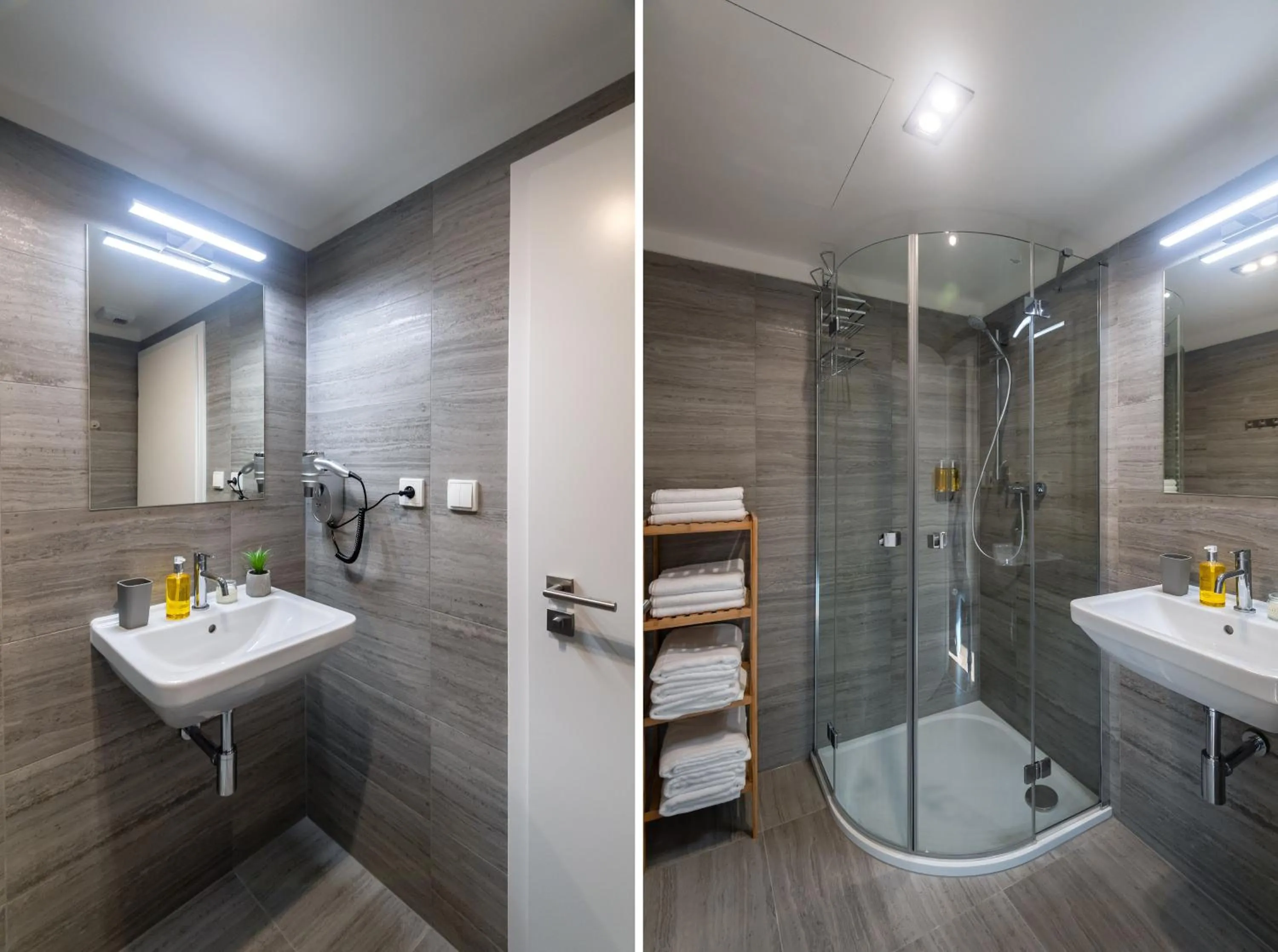 Shower in Seven Wishes Boutique Residence by Dwellfort