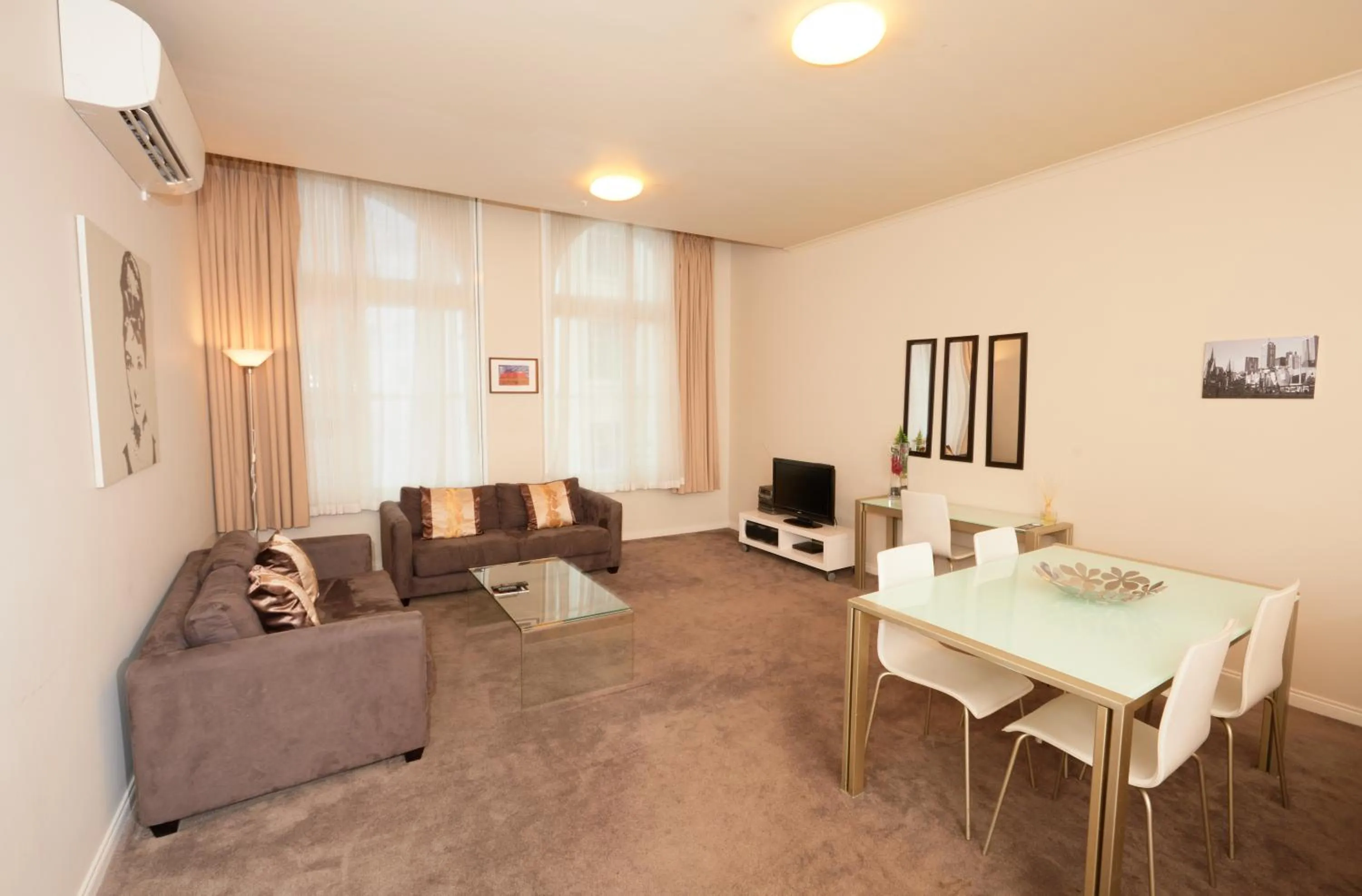 Living room in Flinders Landing Apartments