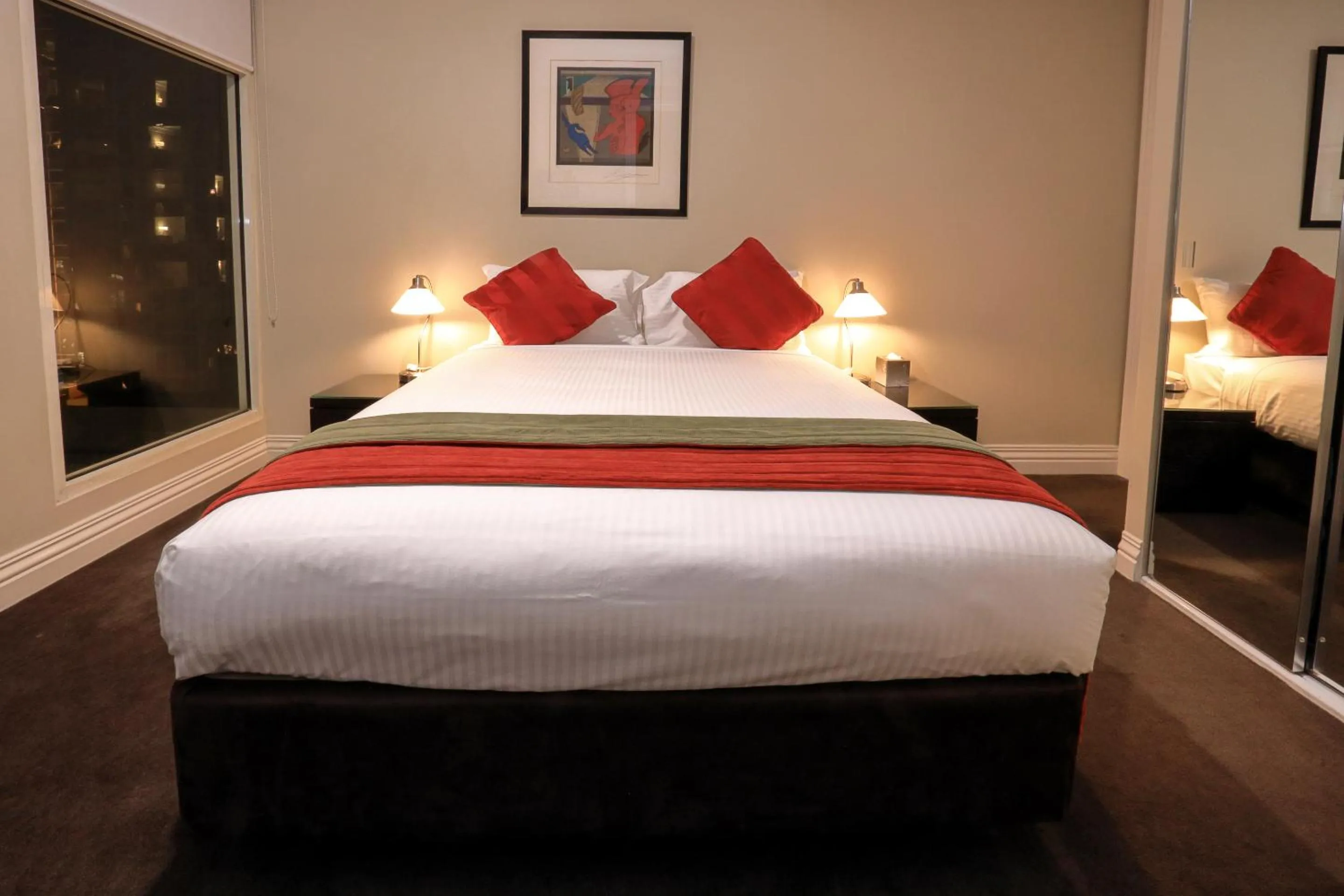 Bed in Flinders Landing Apartments