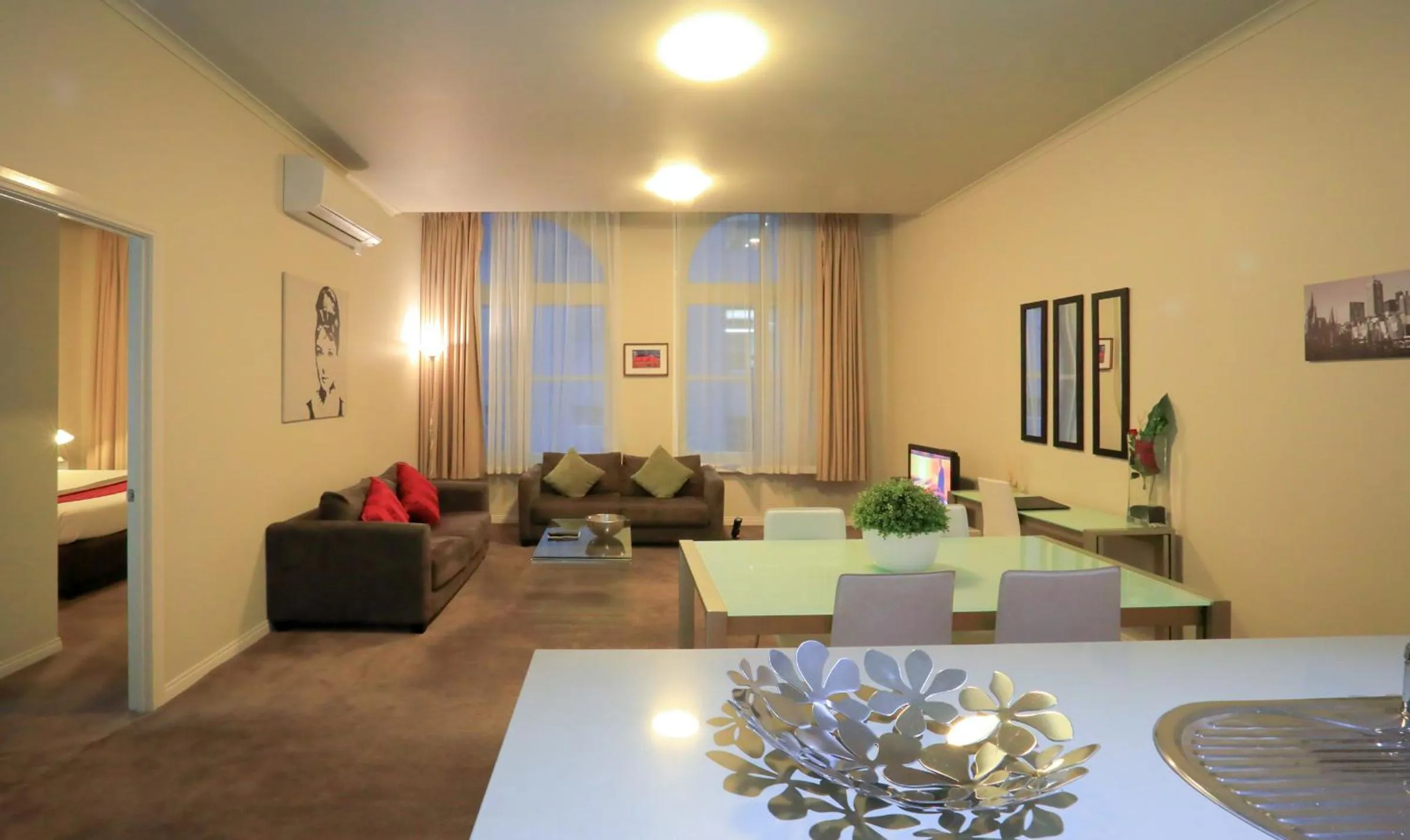 Living room in Flinders Landing Apartments