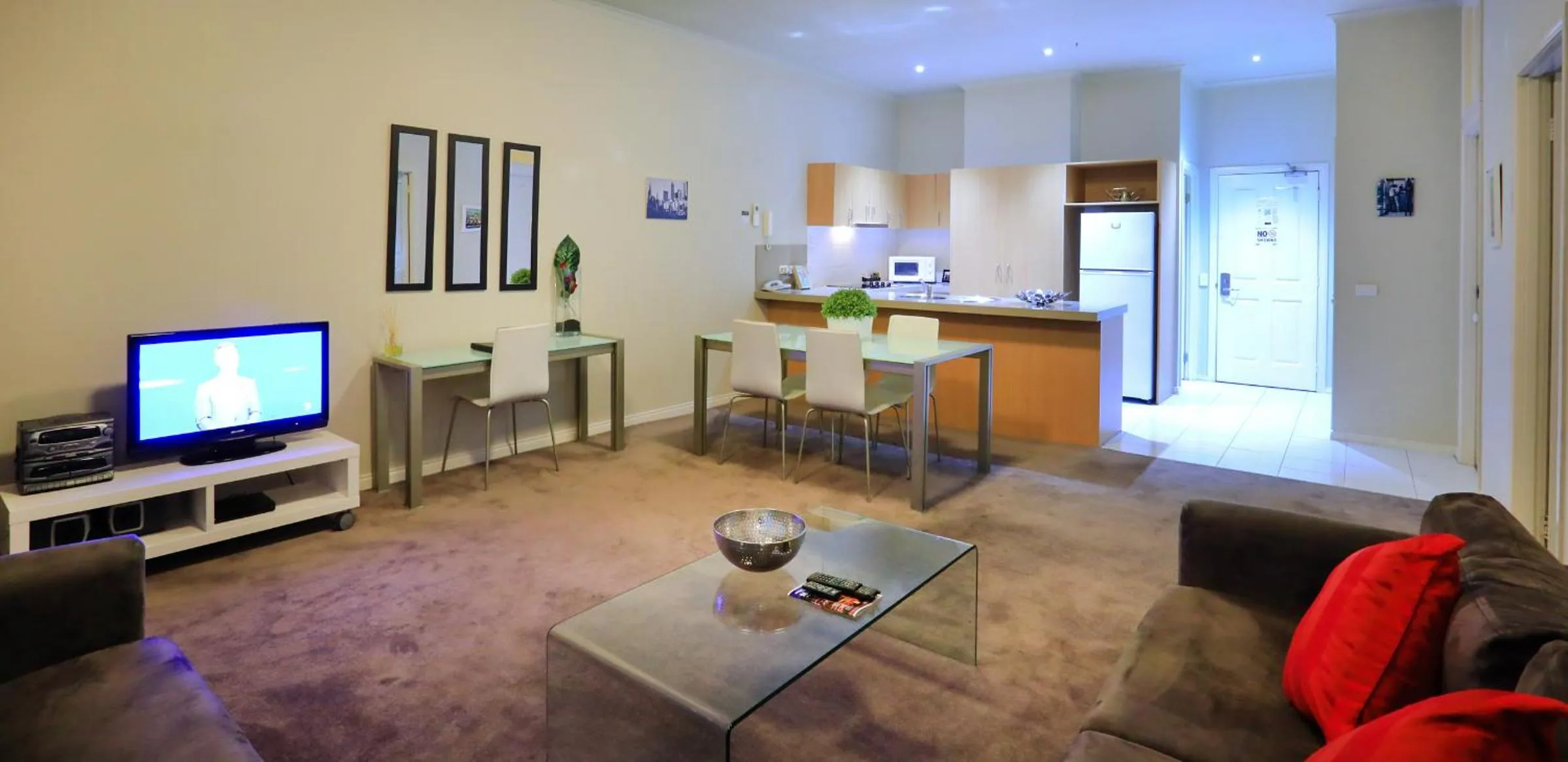 Living room in Flinders Landing Apartments