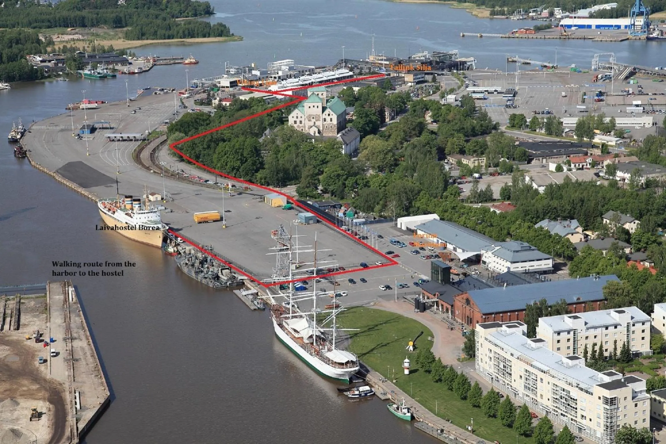 Nearby landmark in Laivahostel S/S Bore