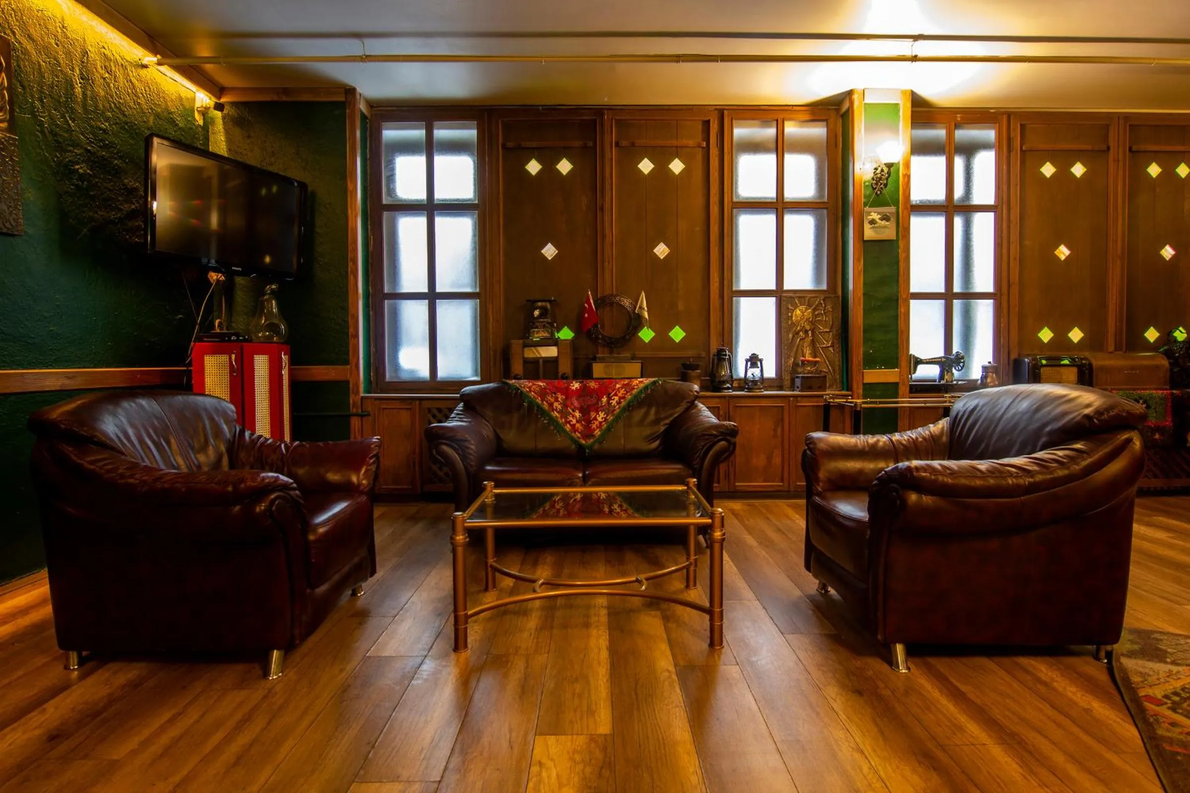 Seating area in Baykara Hotel