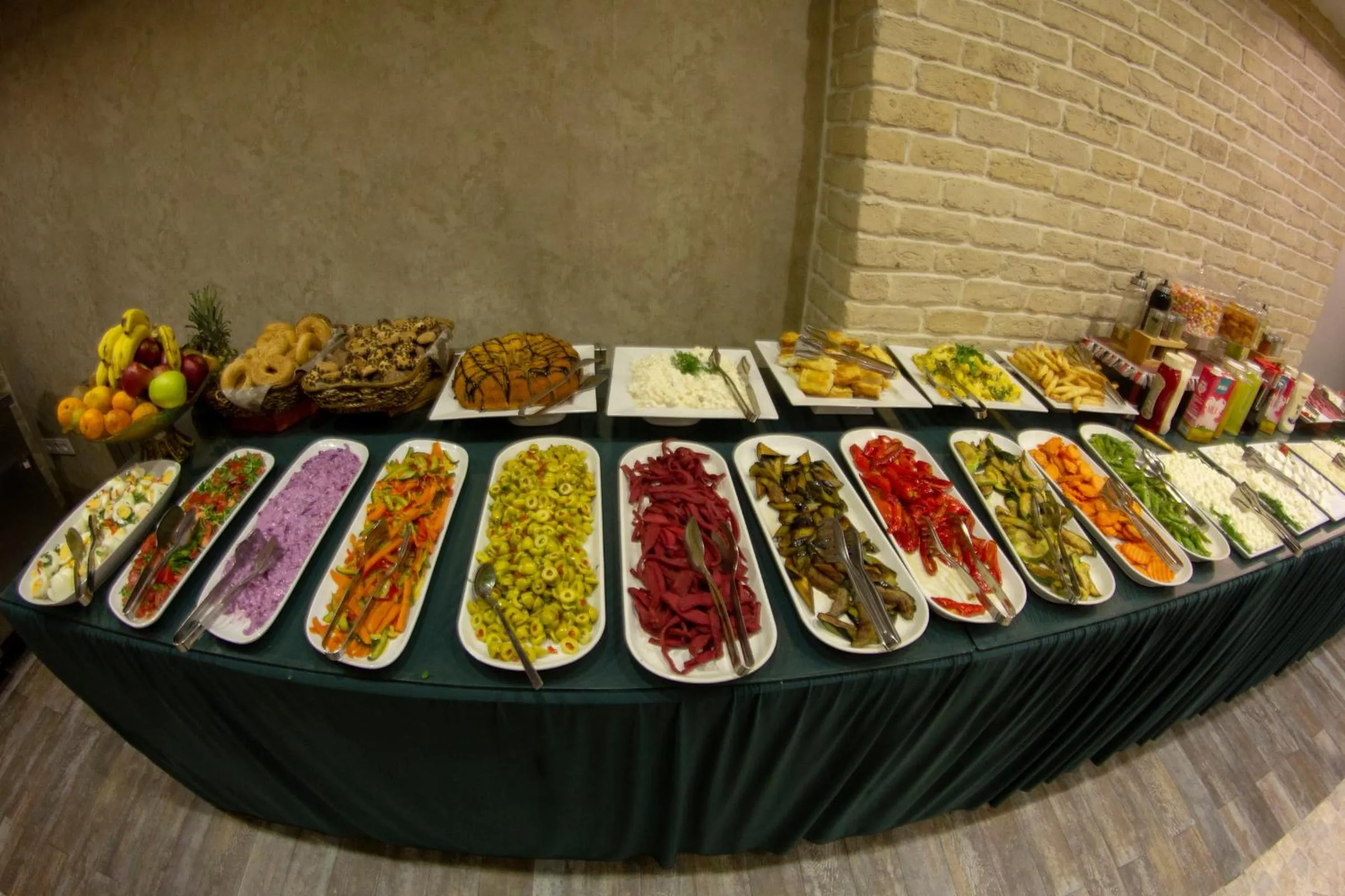 Buffet breakfast in Baykara Hotel