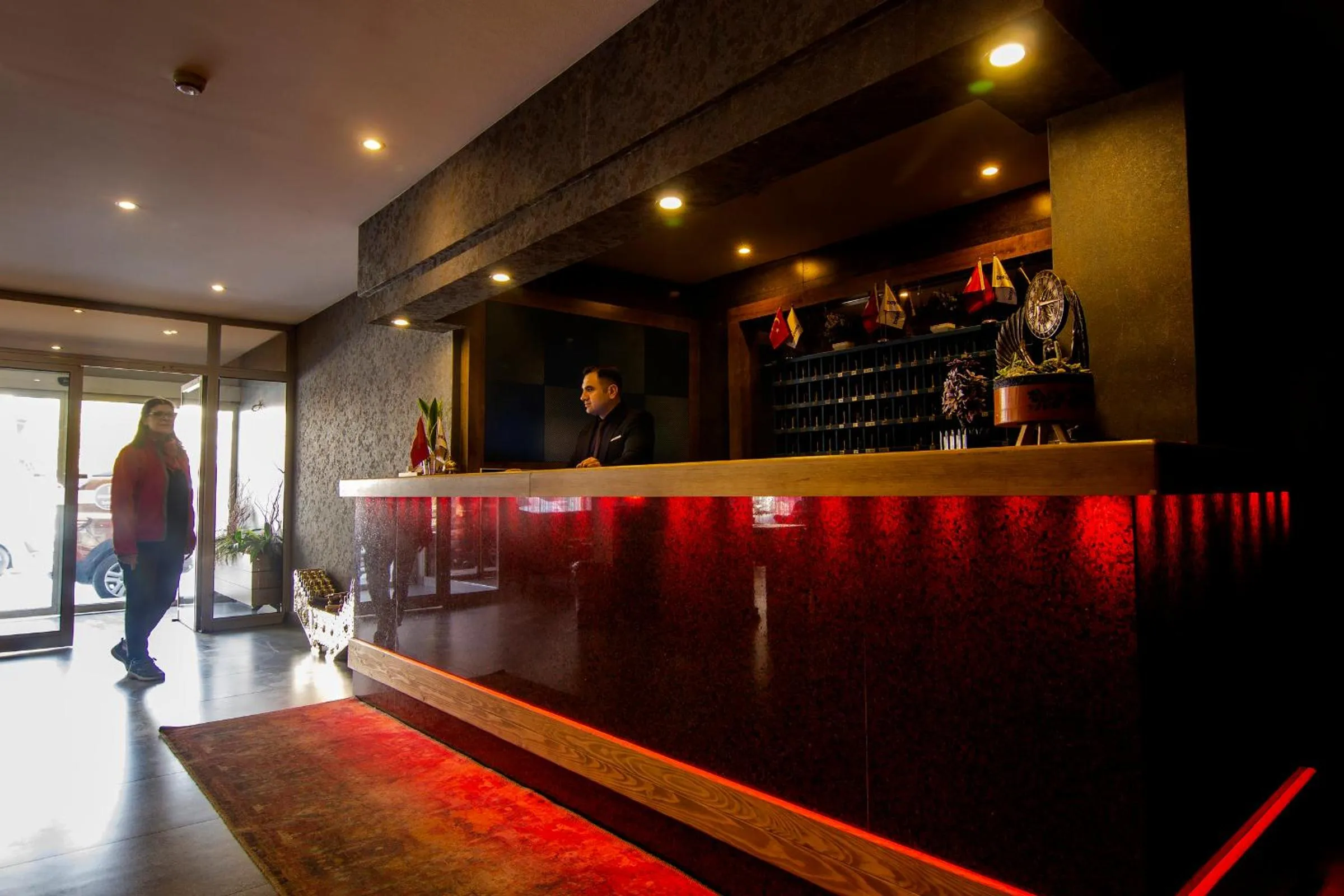 Lobby or reception in Baykara Hotel