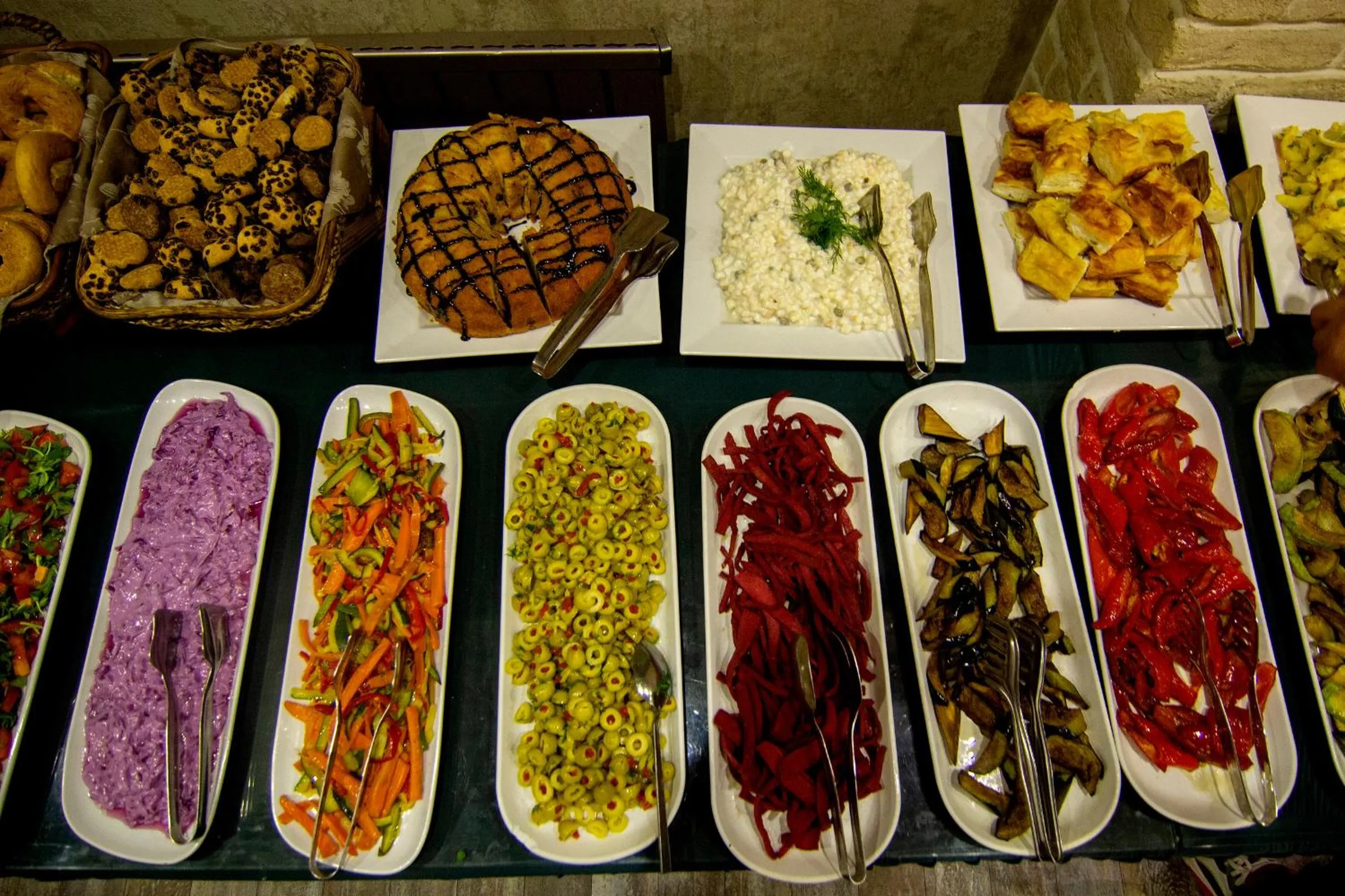 Buffet breakfast in Baykara Hotel