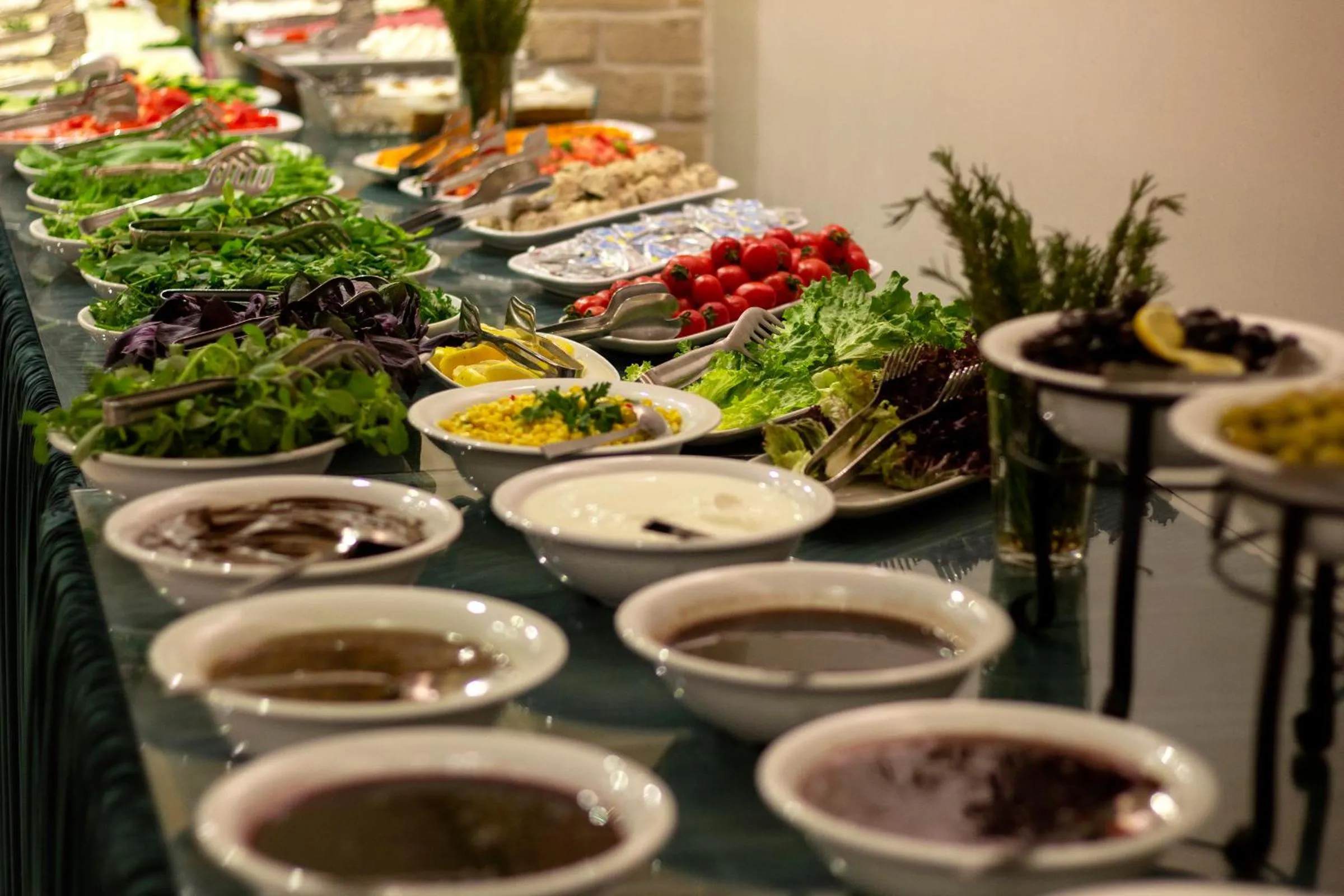 Buffet breakfast in Baykara Hotel