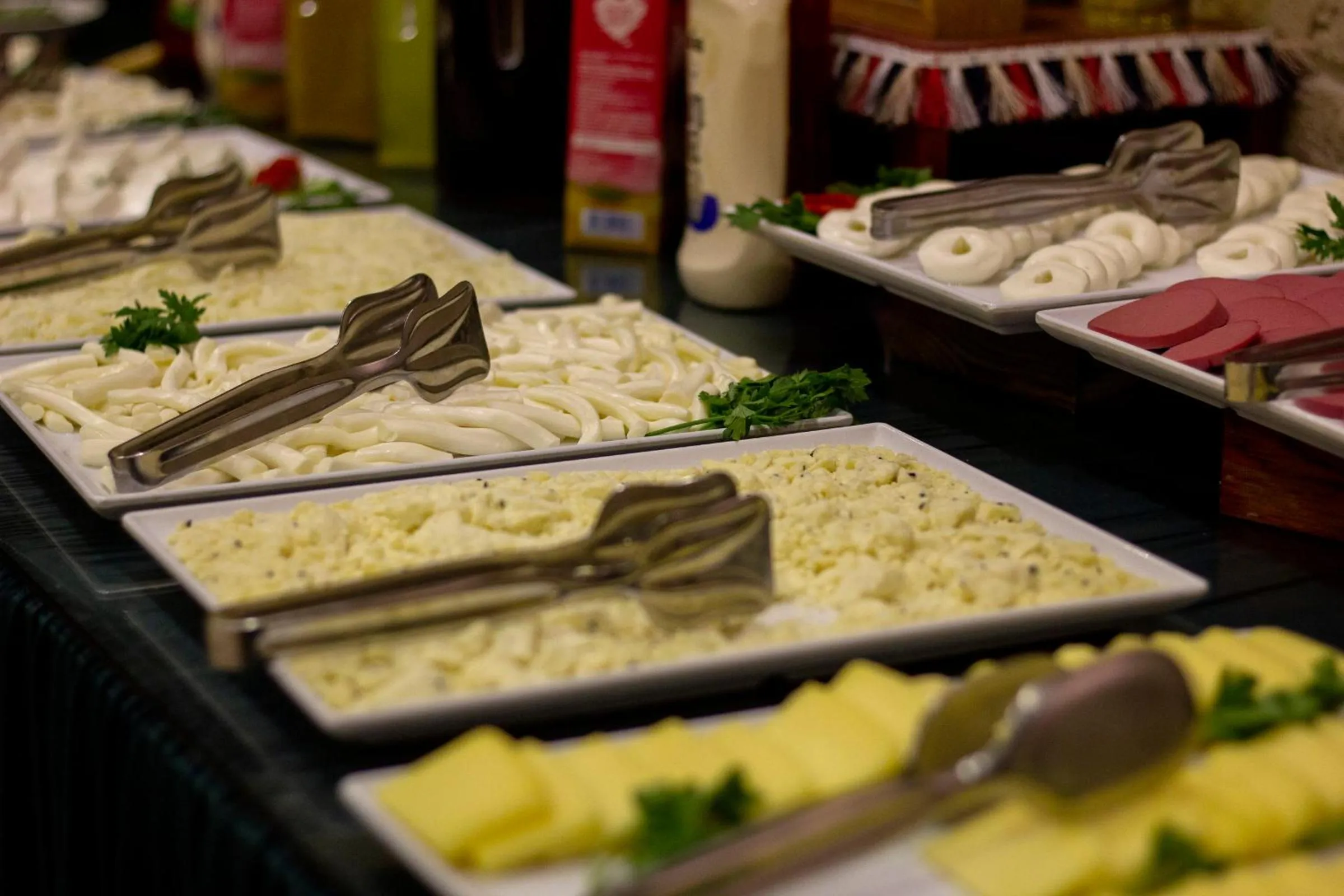 Buffet breakfast in Baykara Hotel