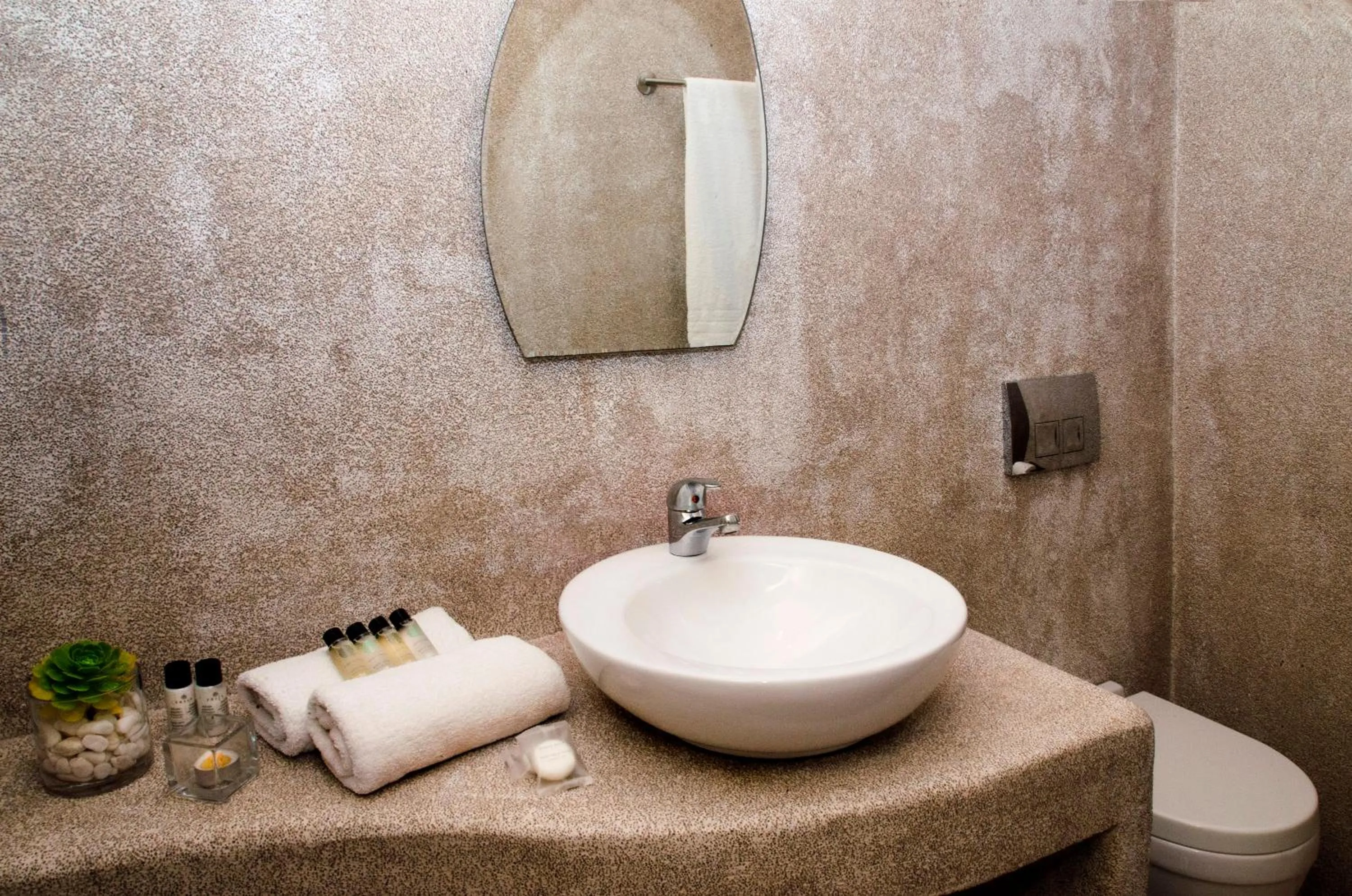 Bathroom in Olia Hotel