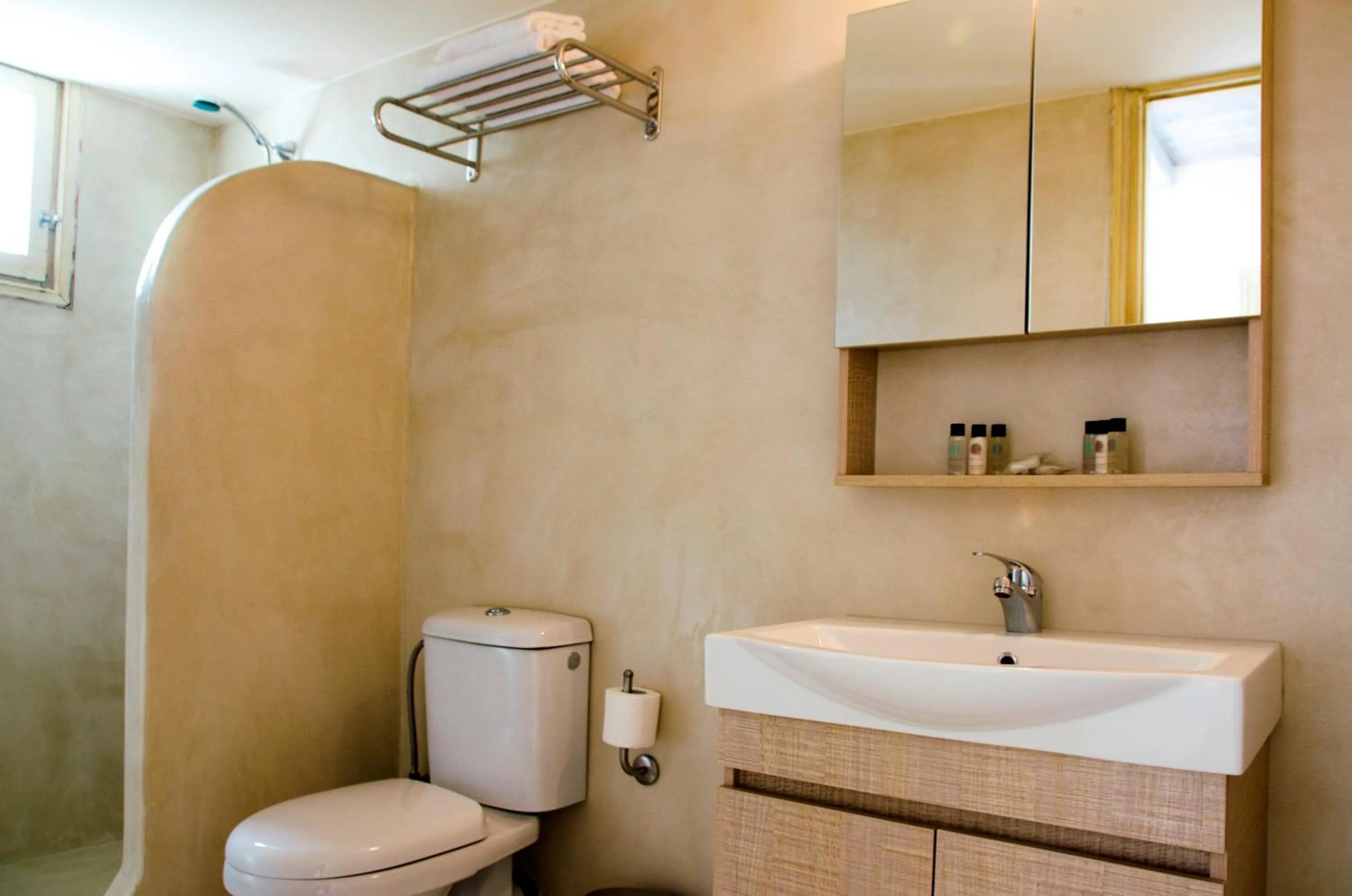 Bathroom in Olia Hotel