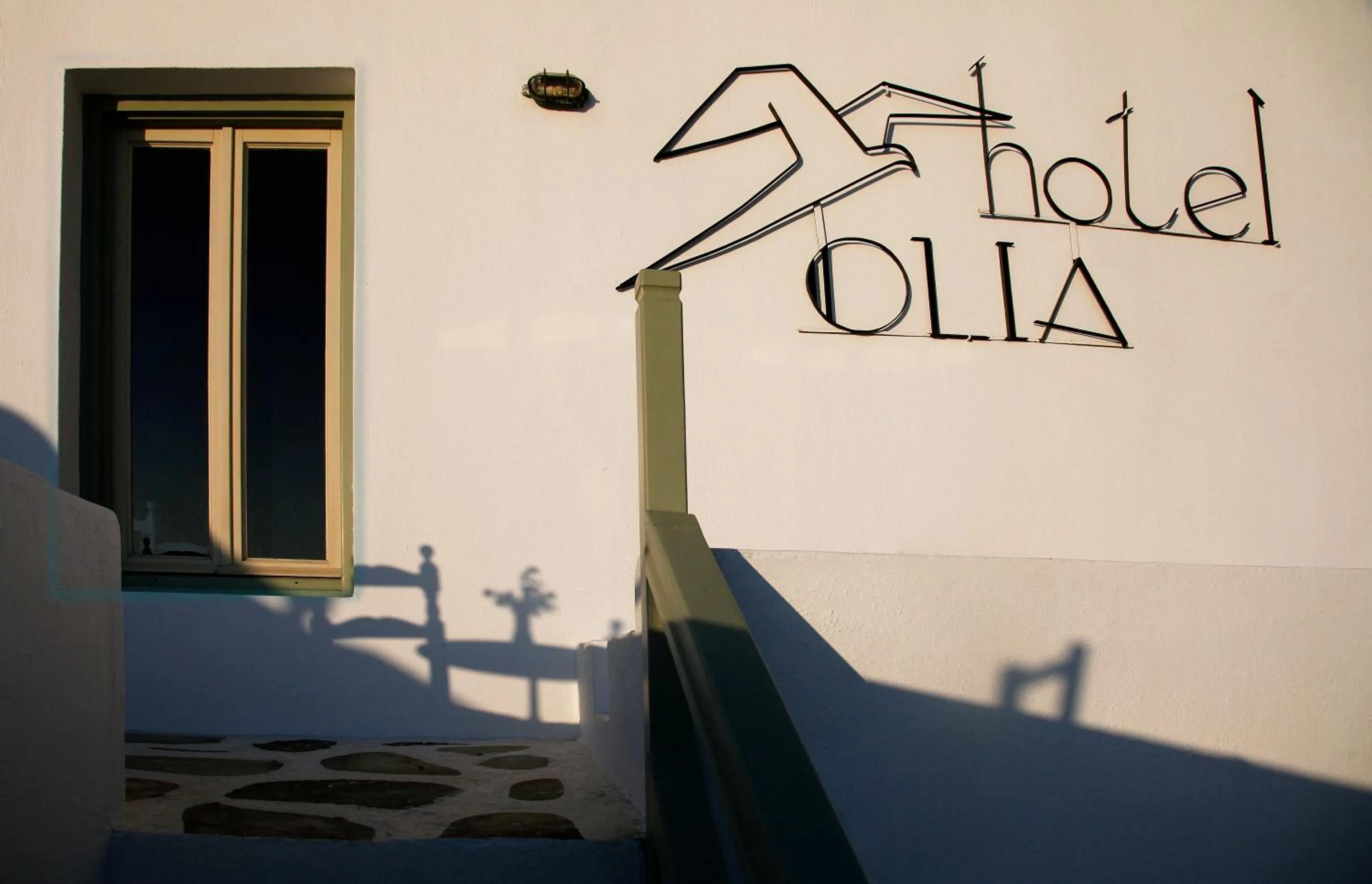 Facade/entrance in Olia Hotel