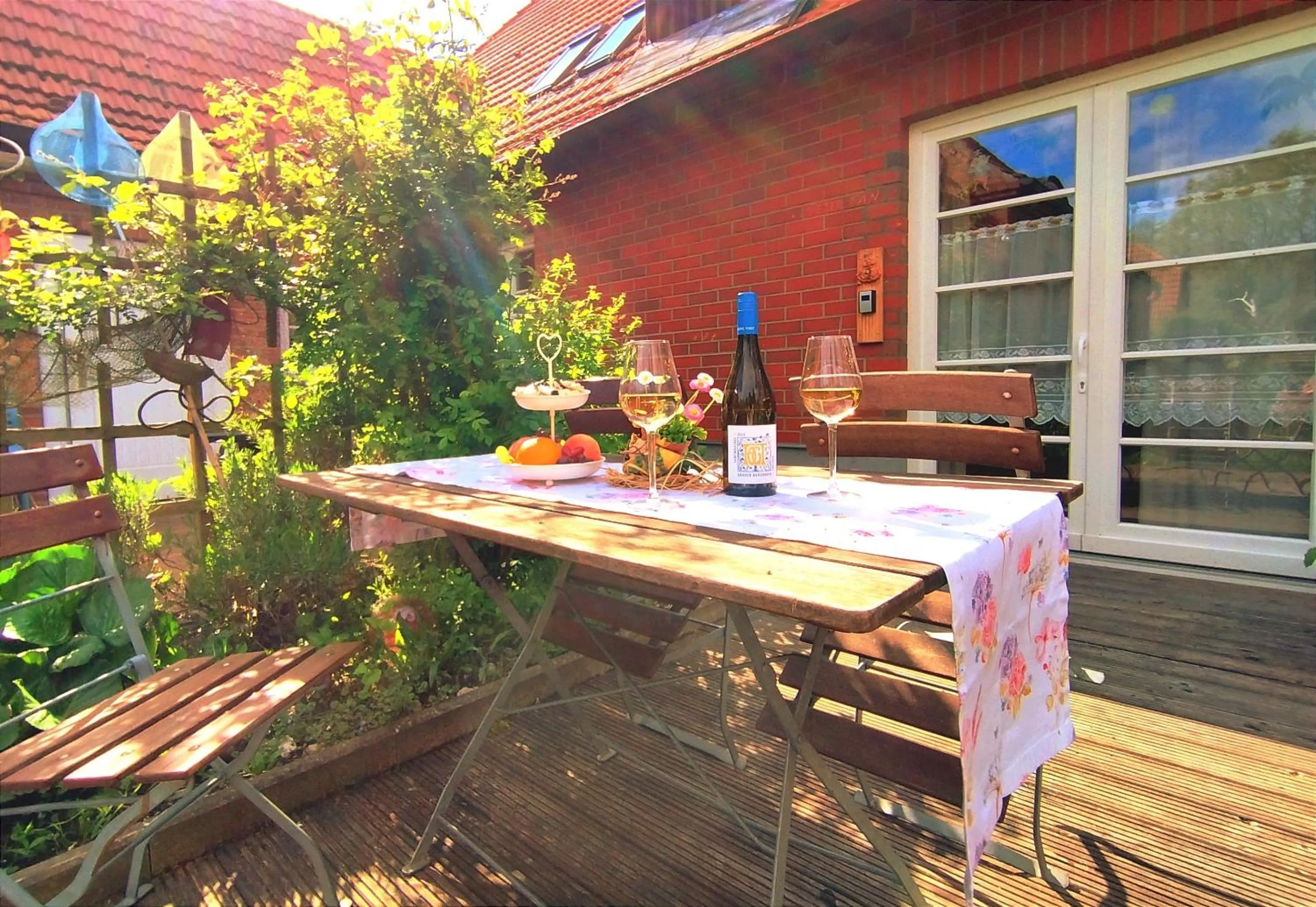 Patio in Kräuter & Märchen - Apartments