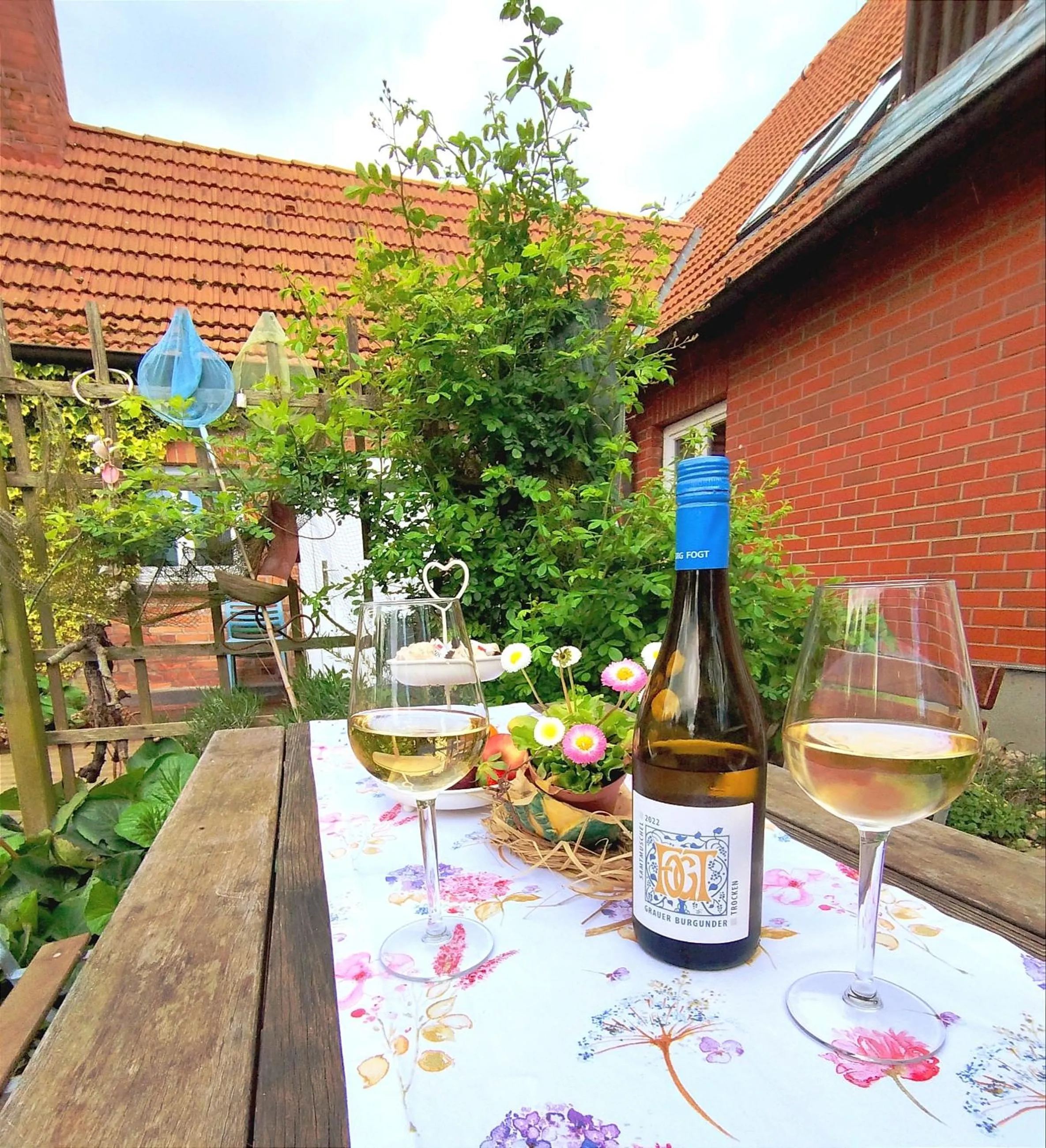 Patio in Kräuter & Märchen - Apartments