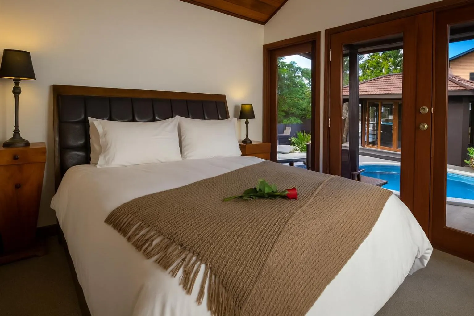 Bed in Marbucks Bed & Breakfast