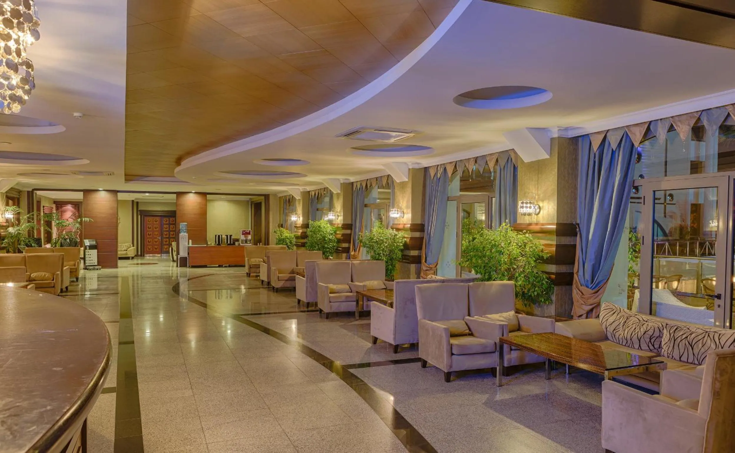 Lobby or reception in Grand Pasa Hotel