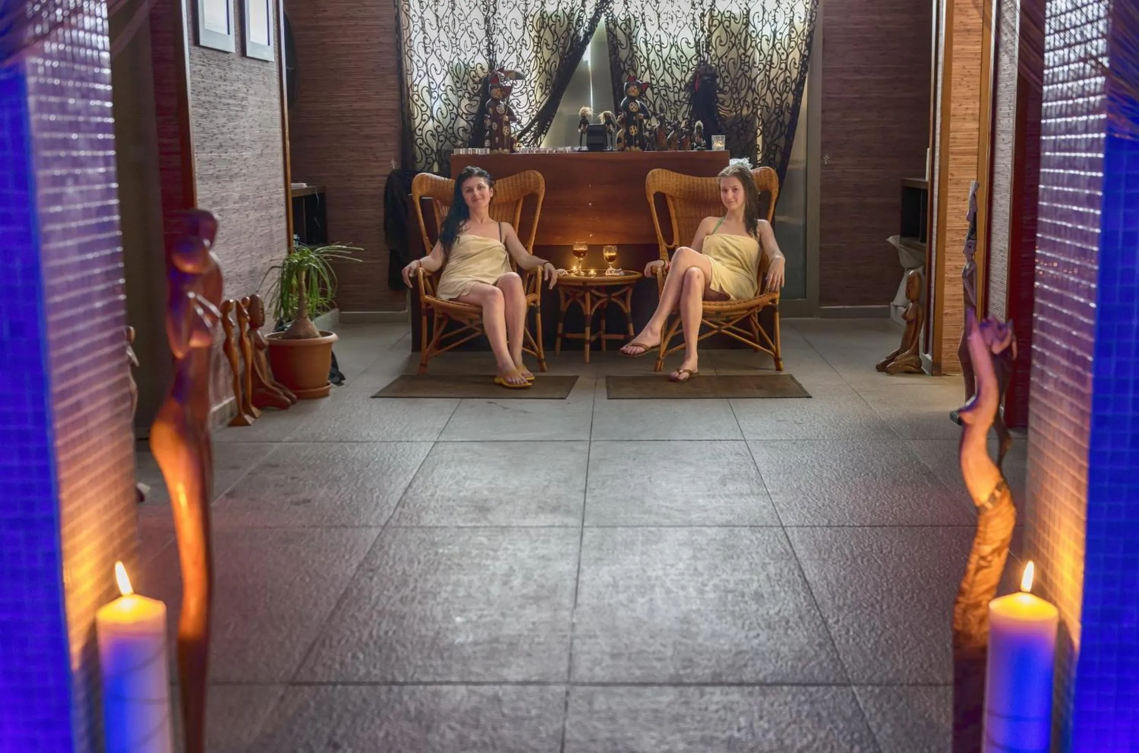 Hot Spring Bath in Grand Pasa Hotel