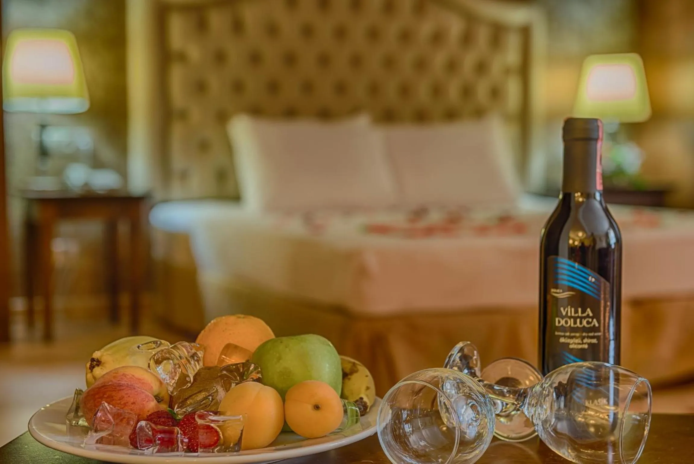 Bed in Grand Pasa Hotel